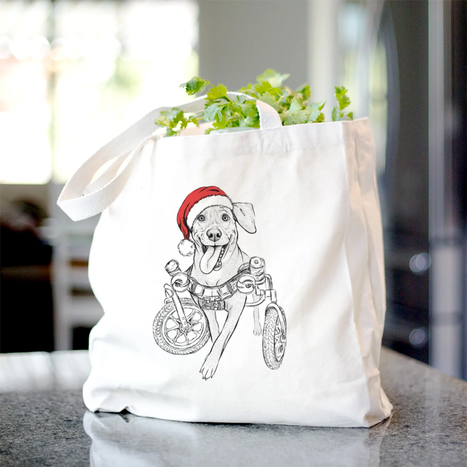 Hannah the Pitbull Mix - Tote Bag - Image 3