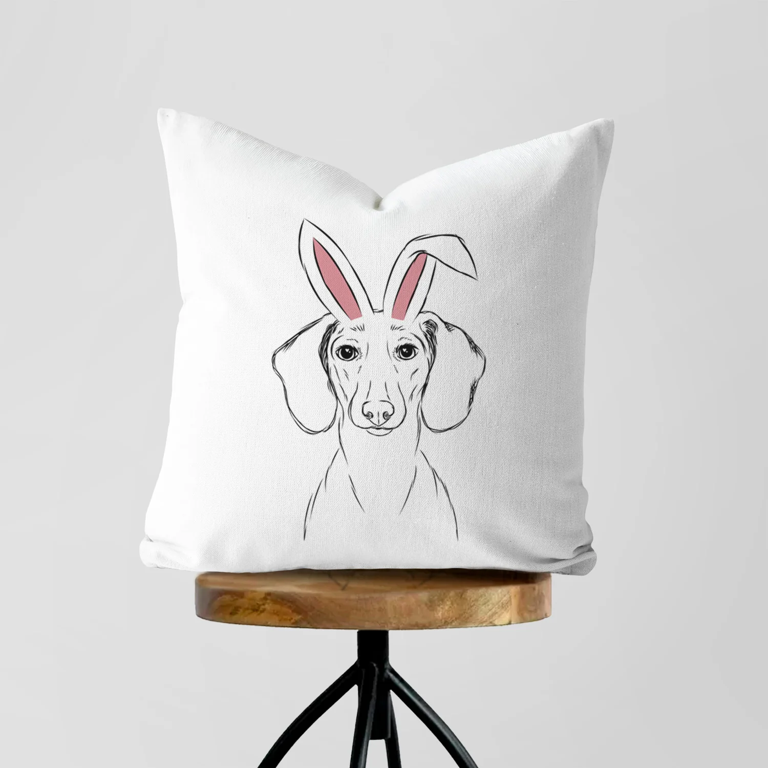 Hans the Dachshund - Throw Pillow Cover - Image 5