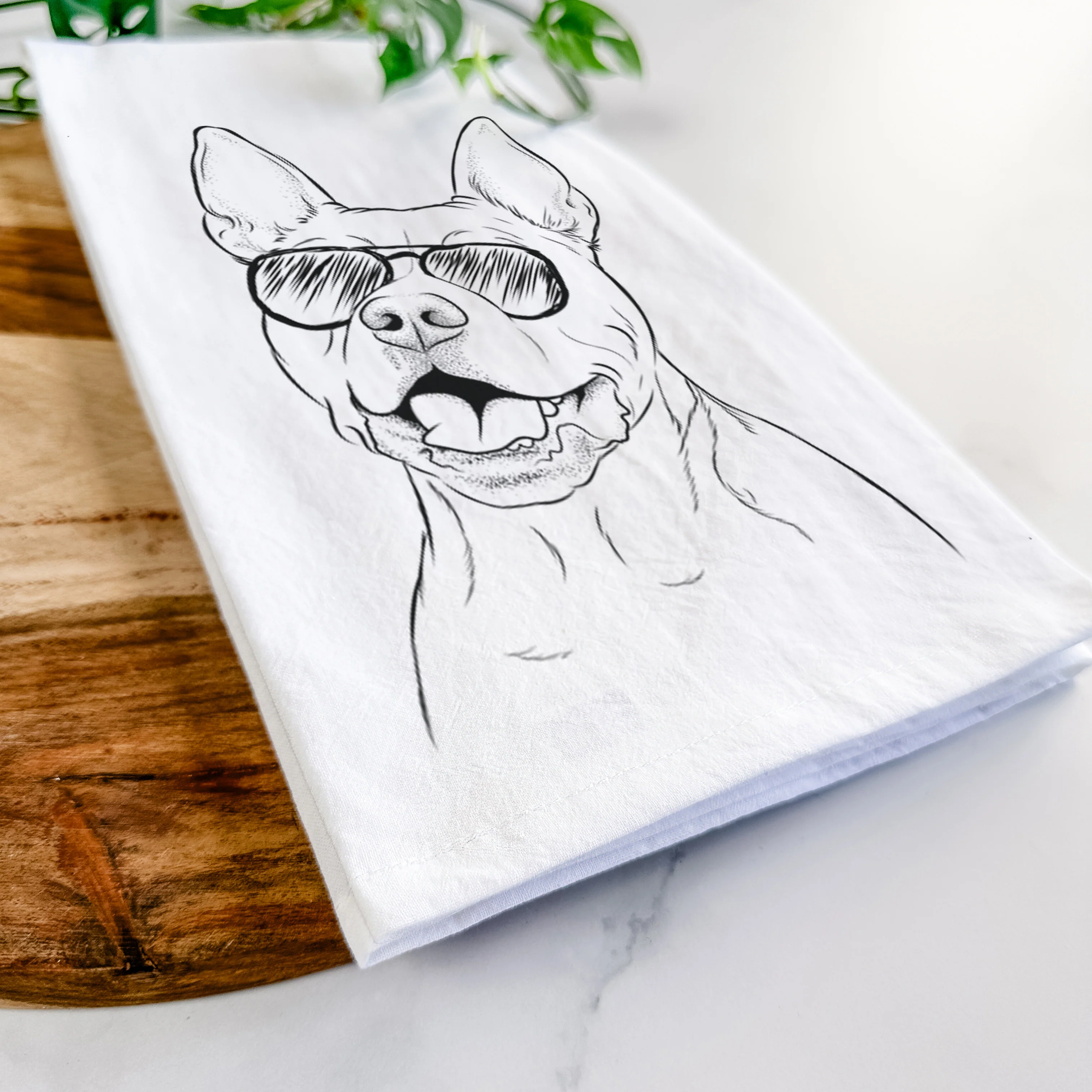 Harley the Pitbull Tea Towel - Image 6