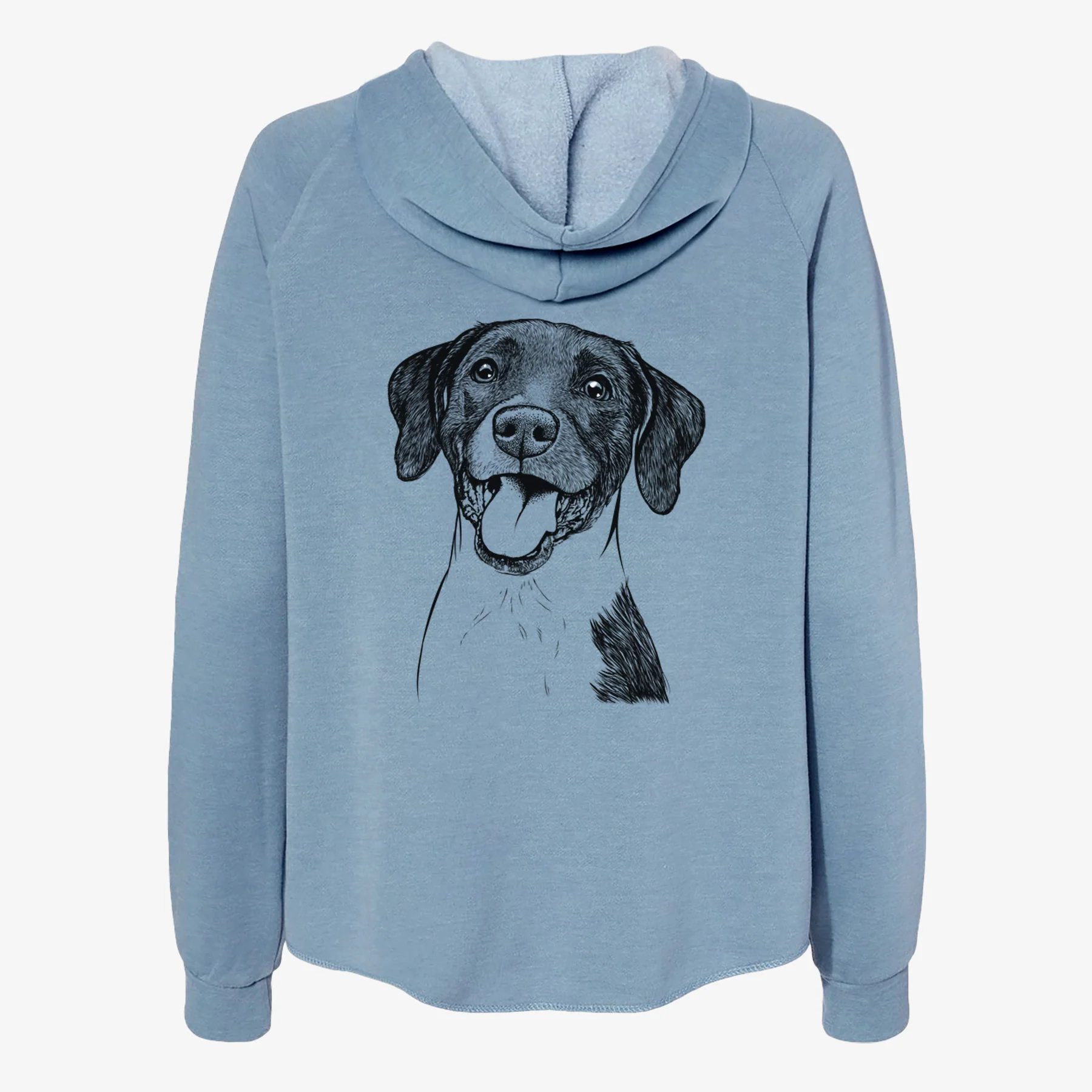 Harper the Mixed Breed - Women's Cali Wave Zip-Up Sweatshirt - Image 6