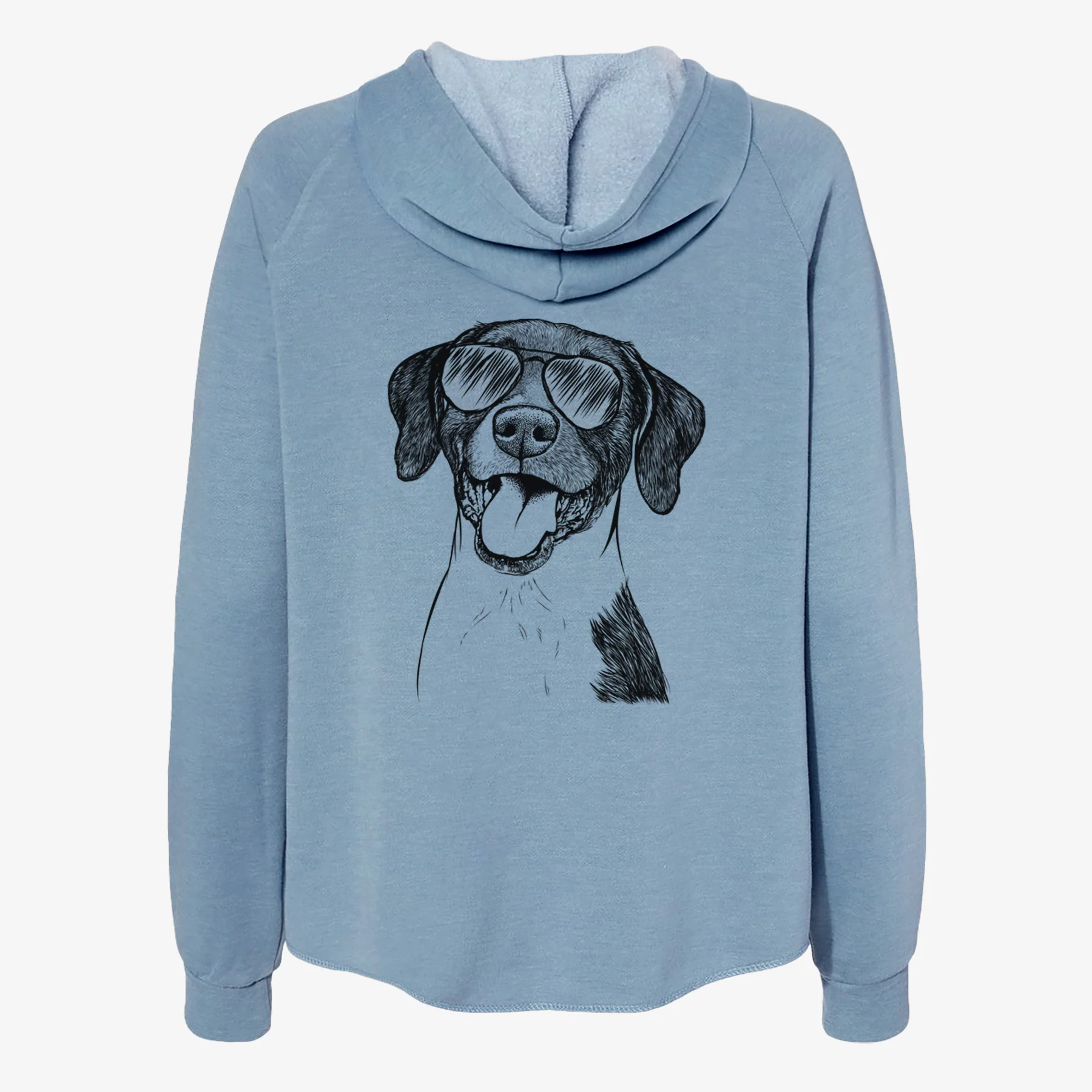 Harper the Mixed Breed - Women's Cali Wave Zip-Up Sweatshirt - Image 9