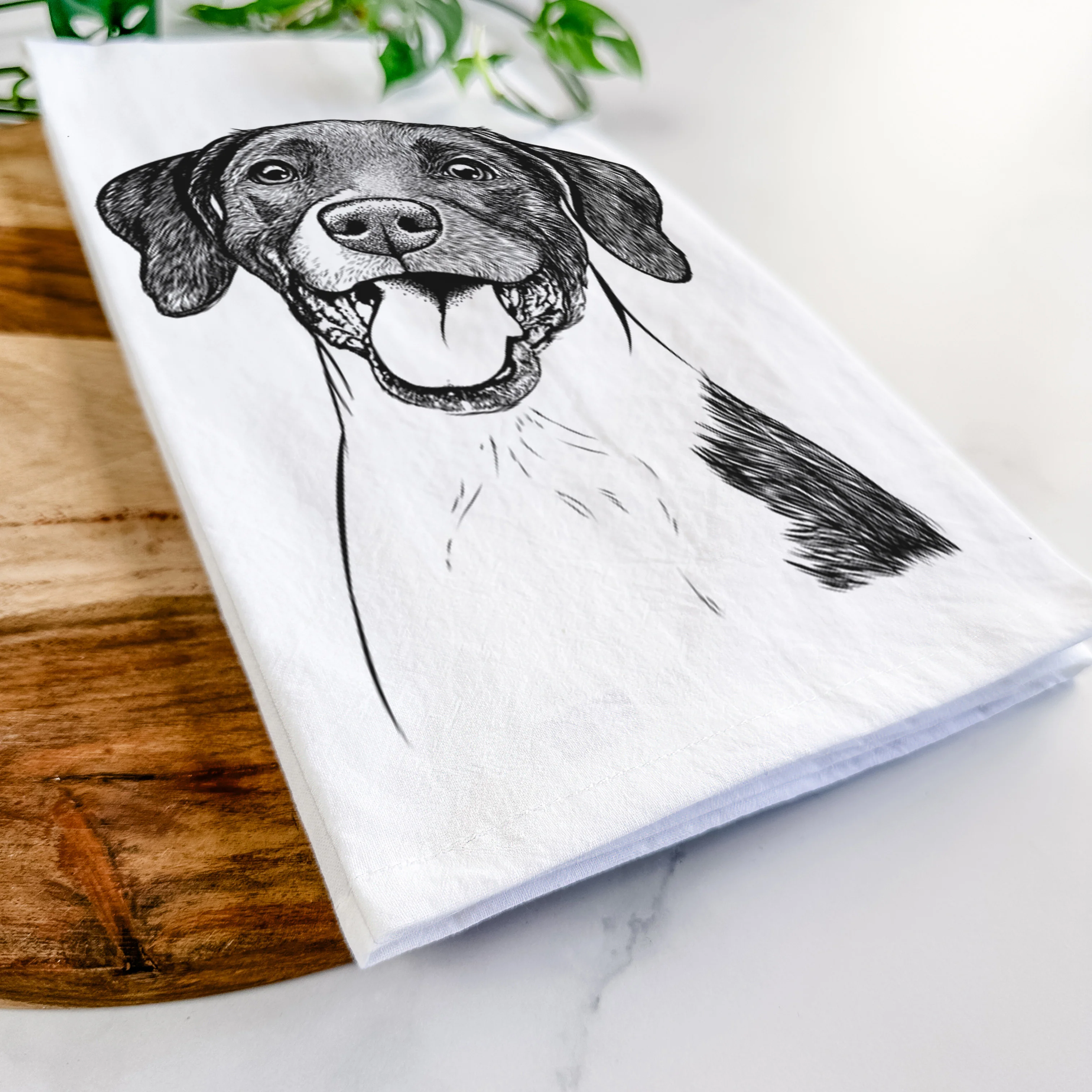 Harper the Mixed Breed Tea Towel - Image 5