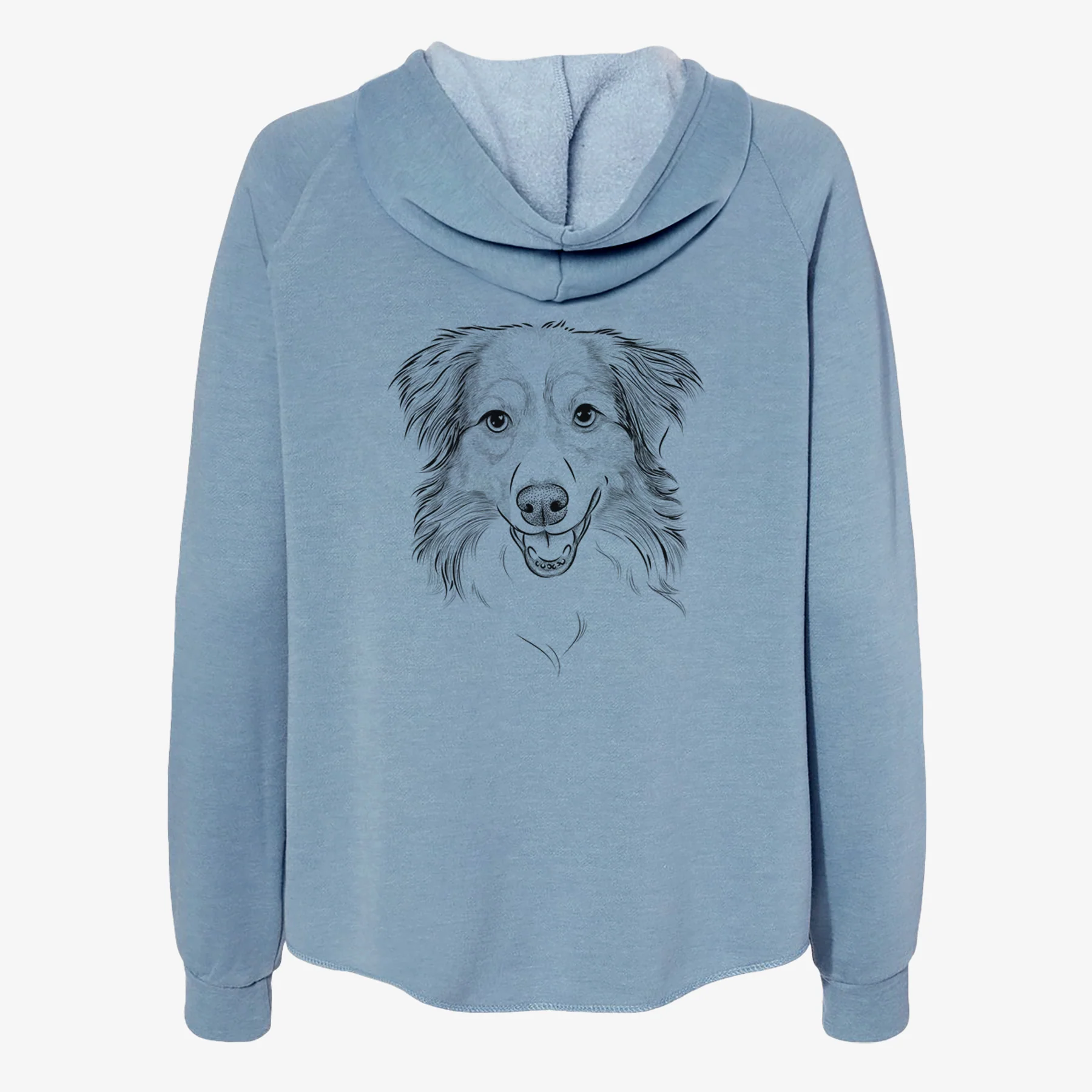 Hattie the Australian Shepherd - Women's Cali Wave Zip-Up Sweatshirt - Image 6