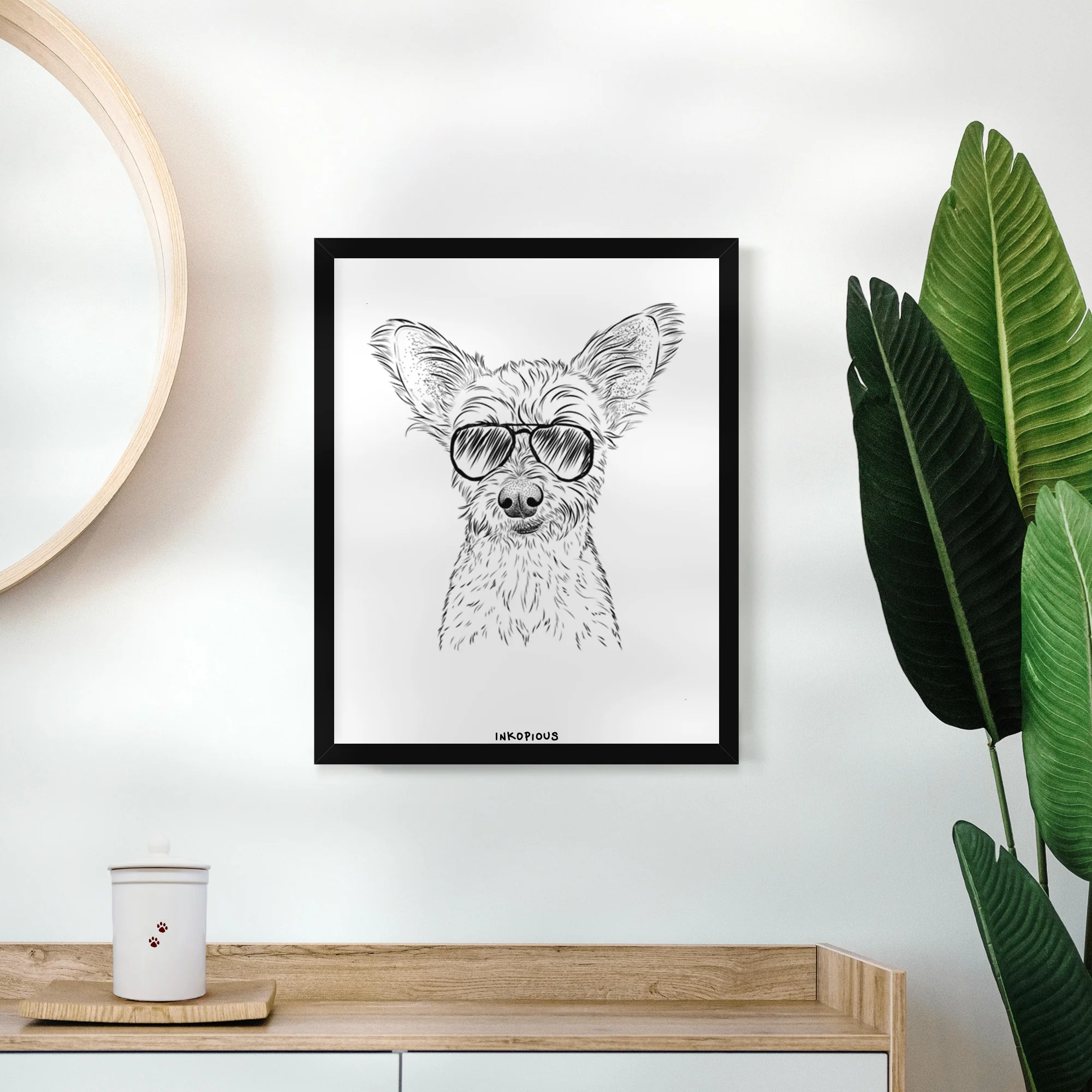 Heidi the Schnauzer Mix Art Print - Image 16