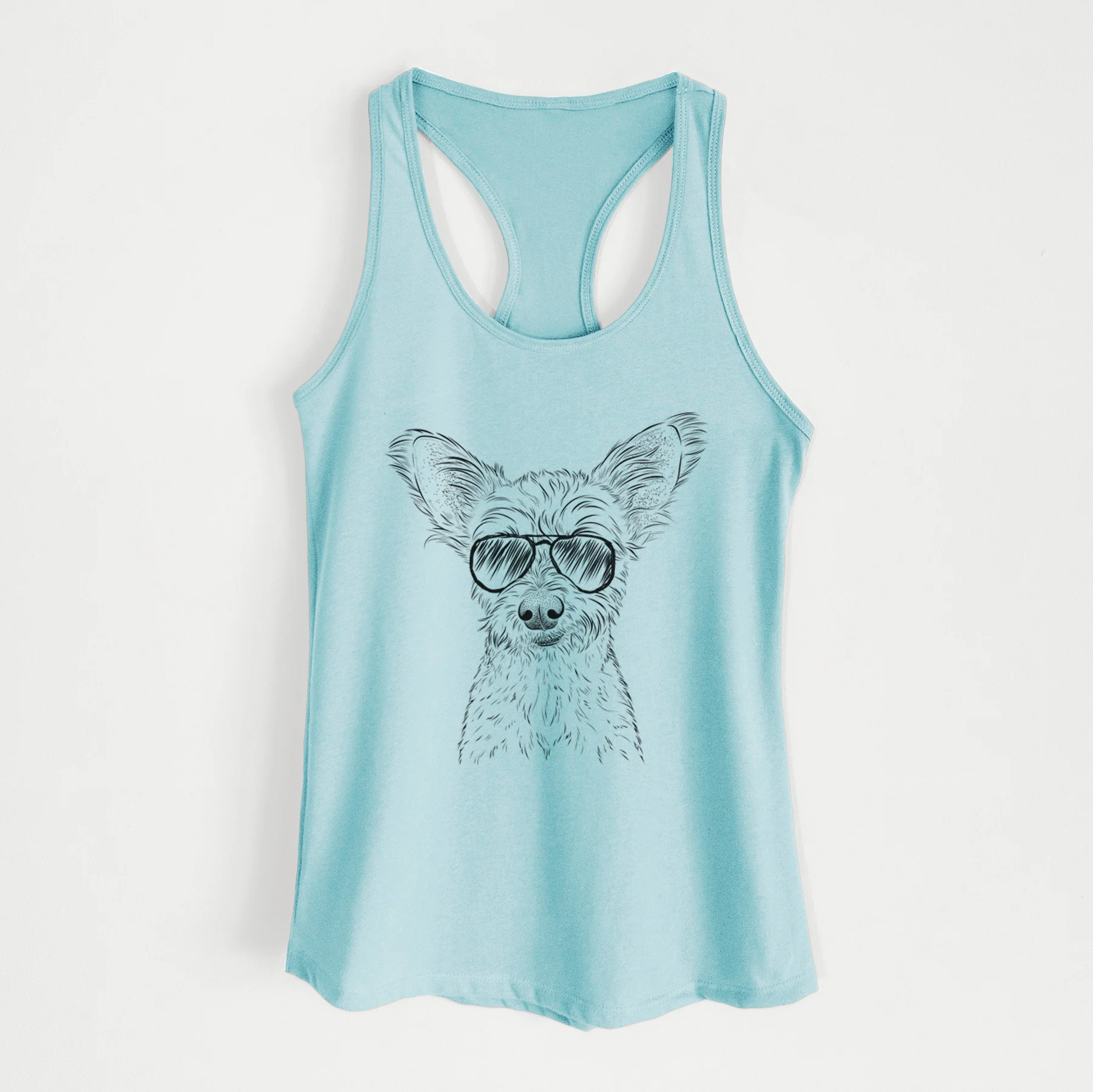 Heidi the Schnauzer Mix - Women's Racerback Tanktop - Image 7