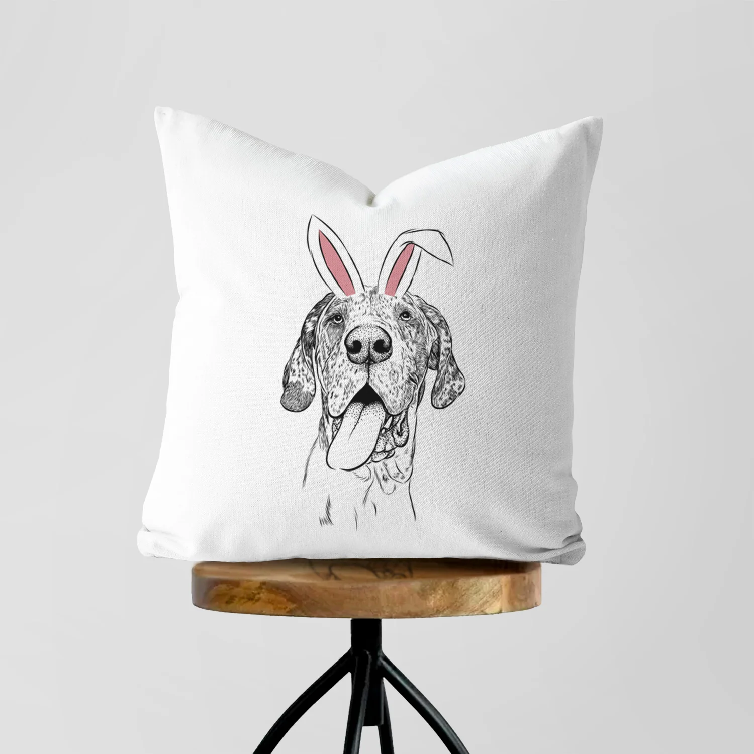 Hennessey the Great Dane - Throw Pillow Cover - Image 5