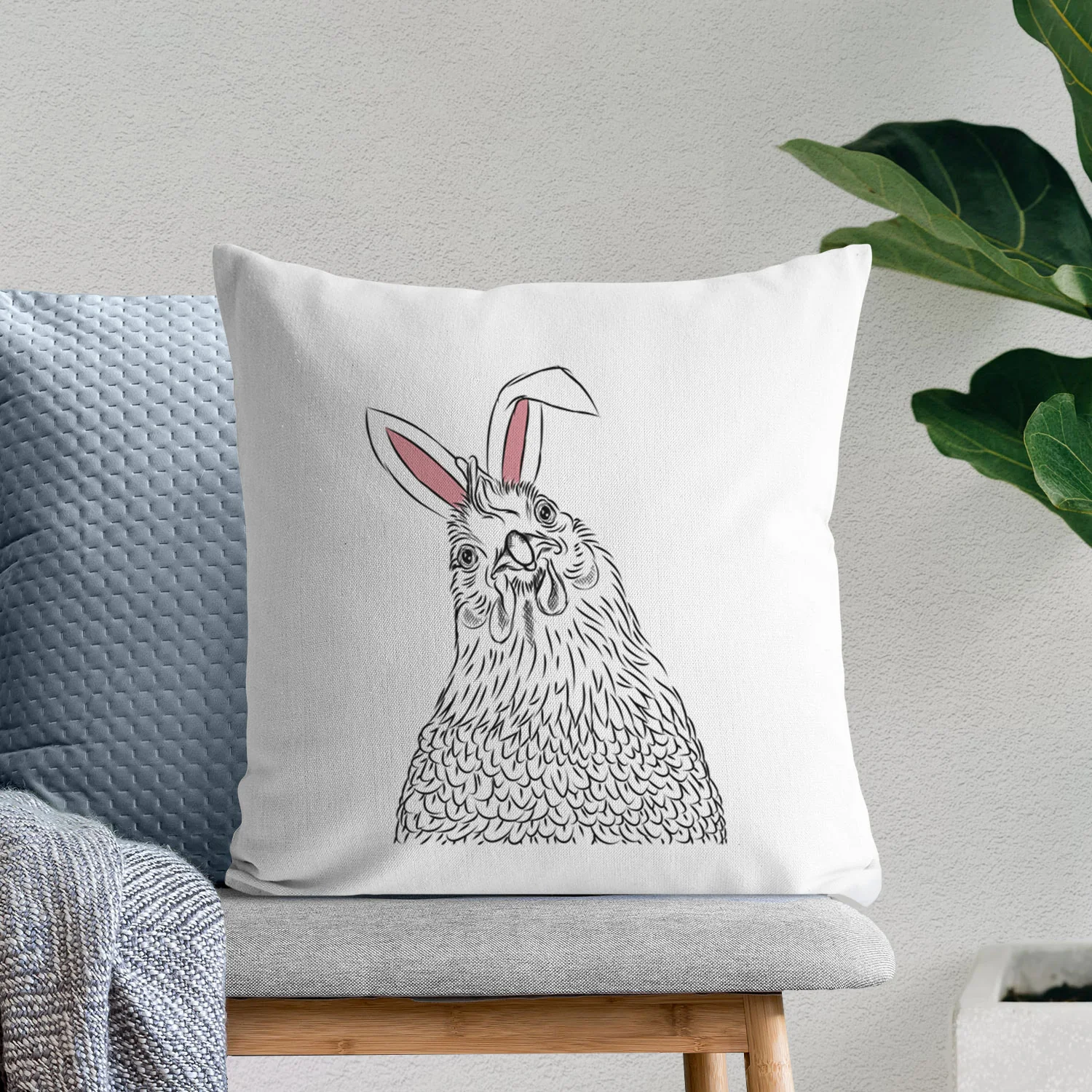 Henrietta the Chicken - Throw Pillow Cover - Image 11