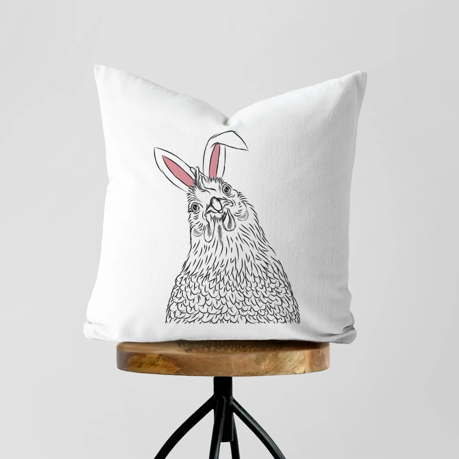 Henrietta the Chicken - Throw Pillow Cover - Image 5