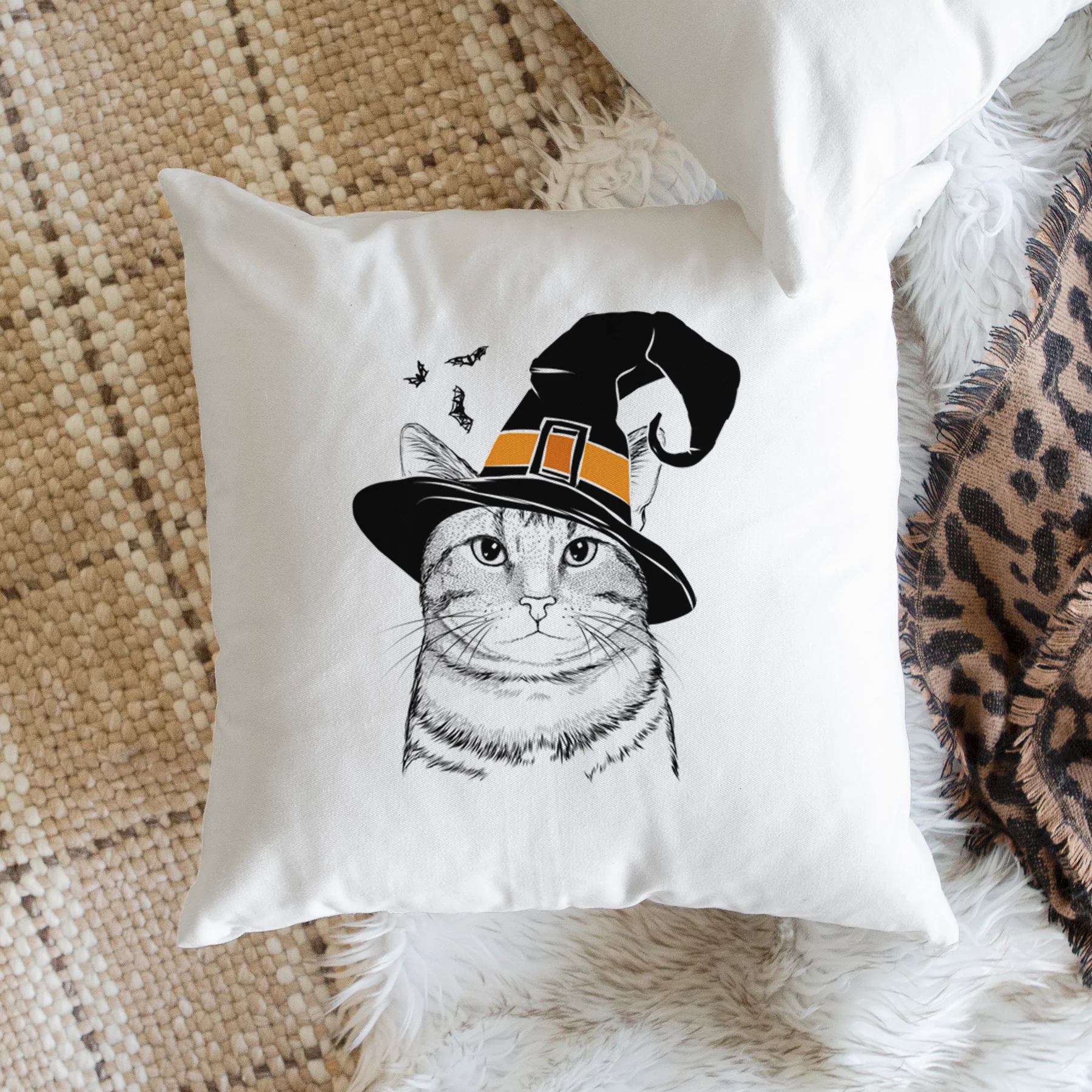Henry the Bengal - Throw Pillow Cover - Image 2