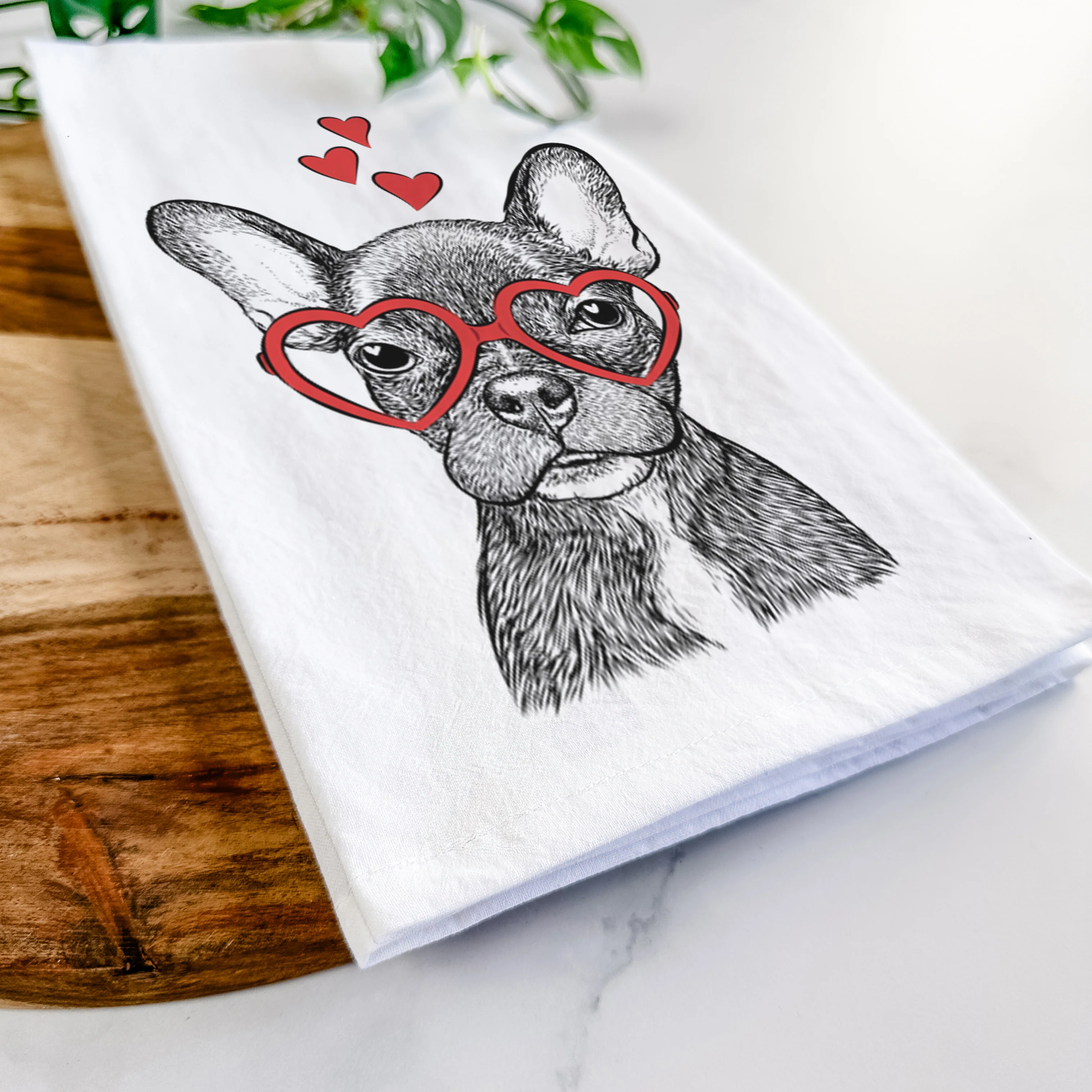 Henry the French Bulldog Tea Towel - Image 7