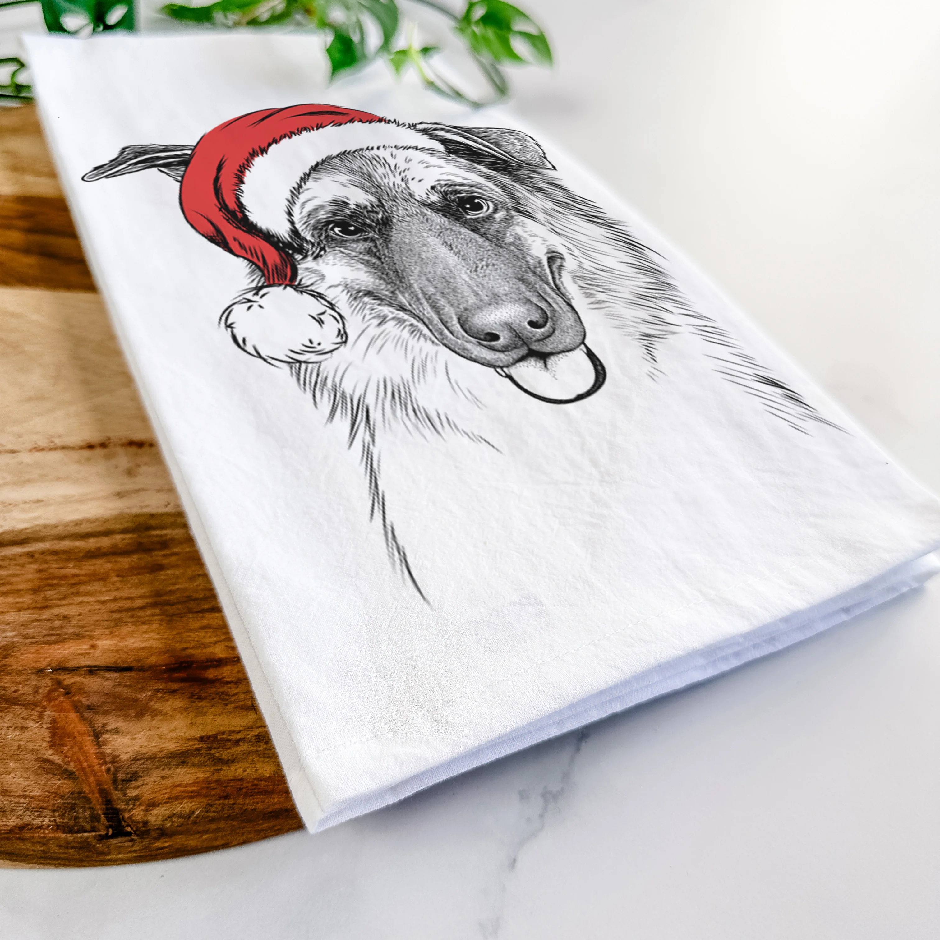 Henry the German Shepherd Tea Towel - Image 9