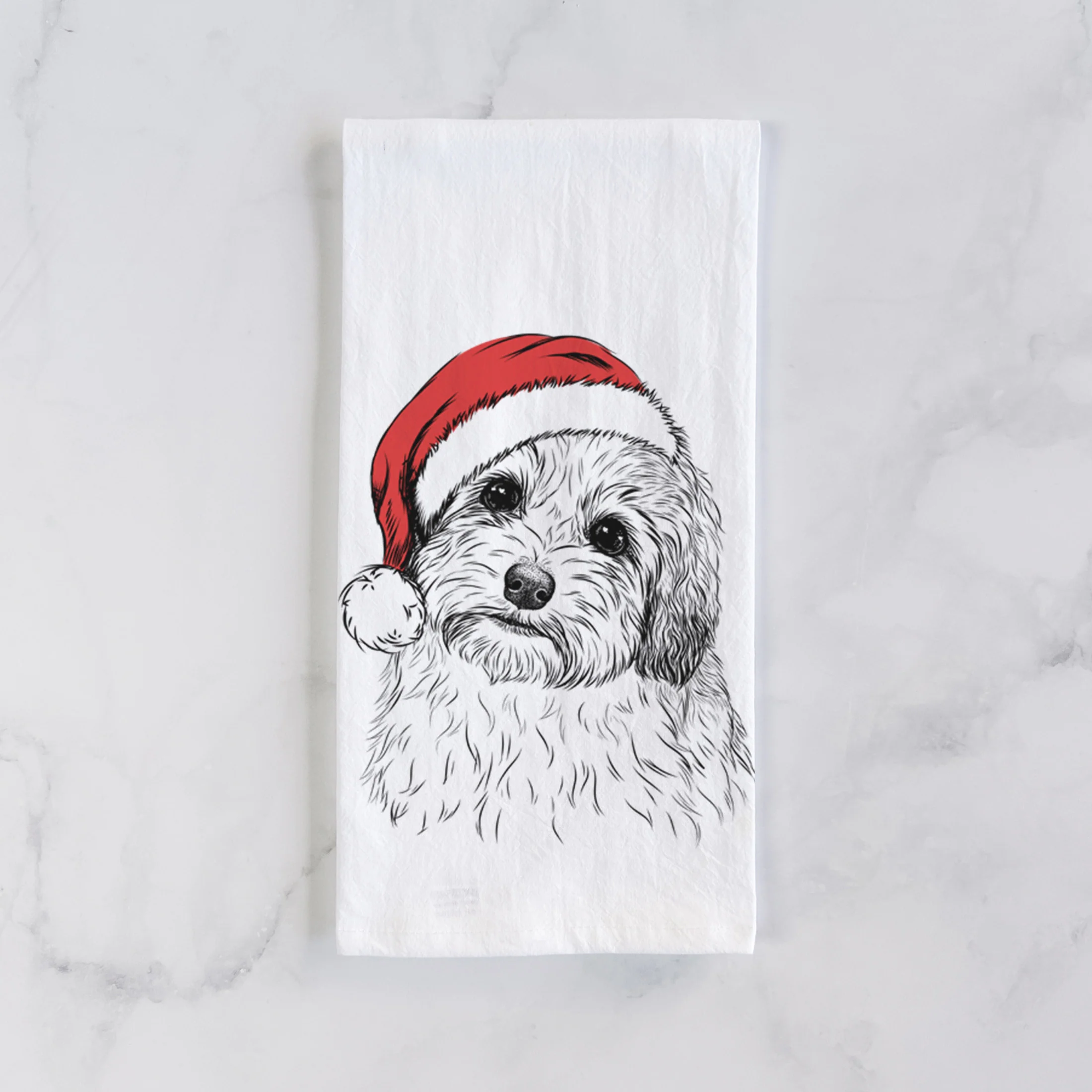 Henry the Havanese Tea Towel - Image 2