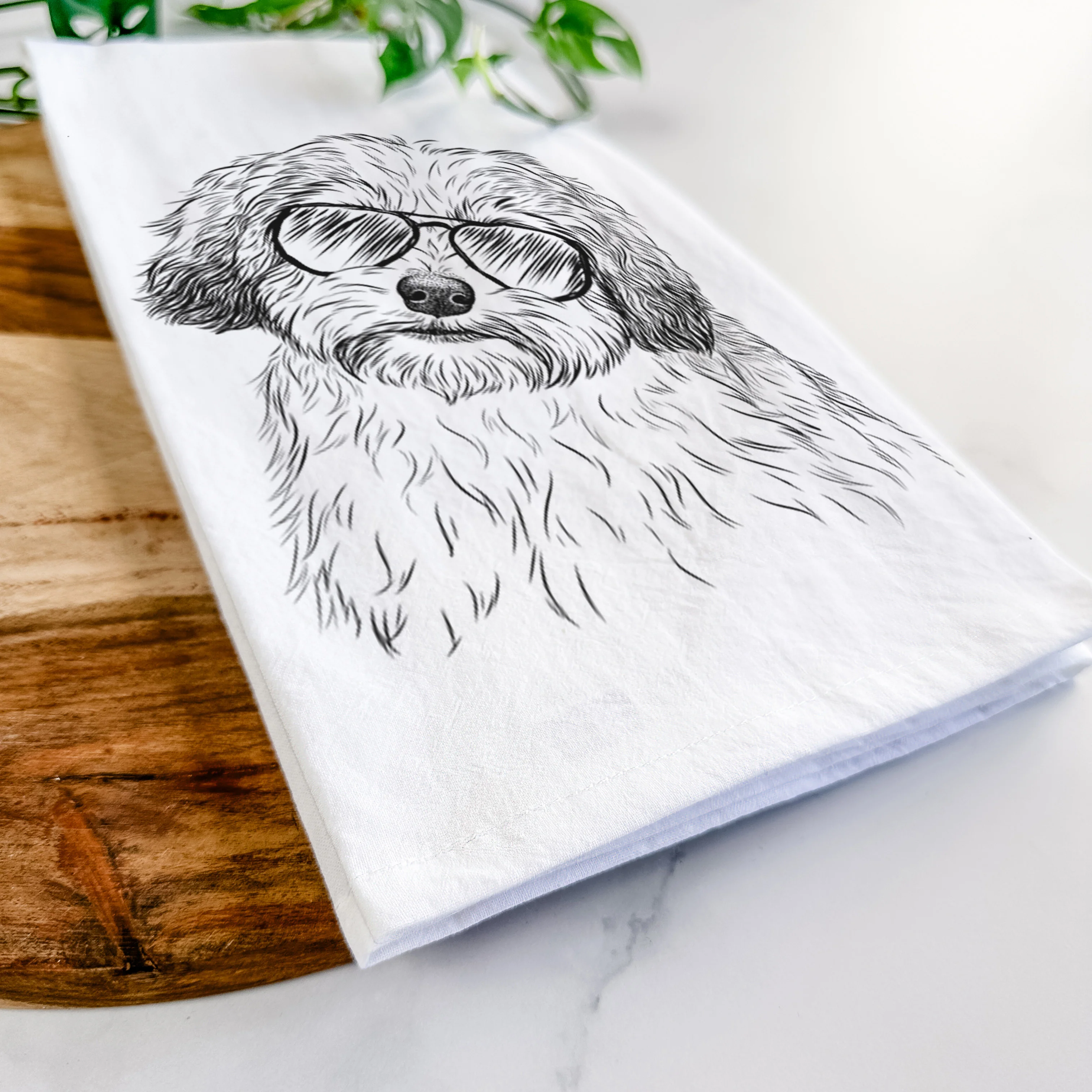 Henry the Havanese Tea Towel - Image 6