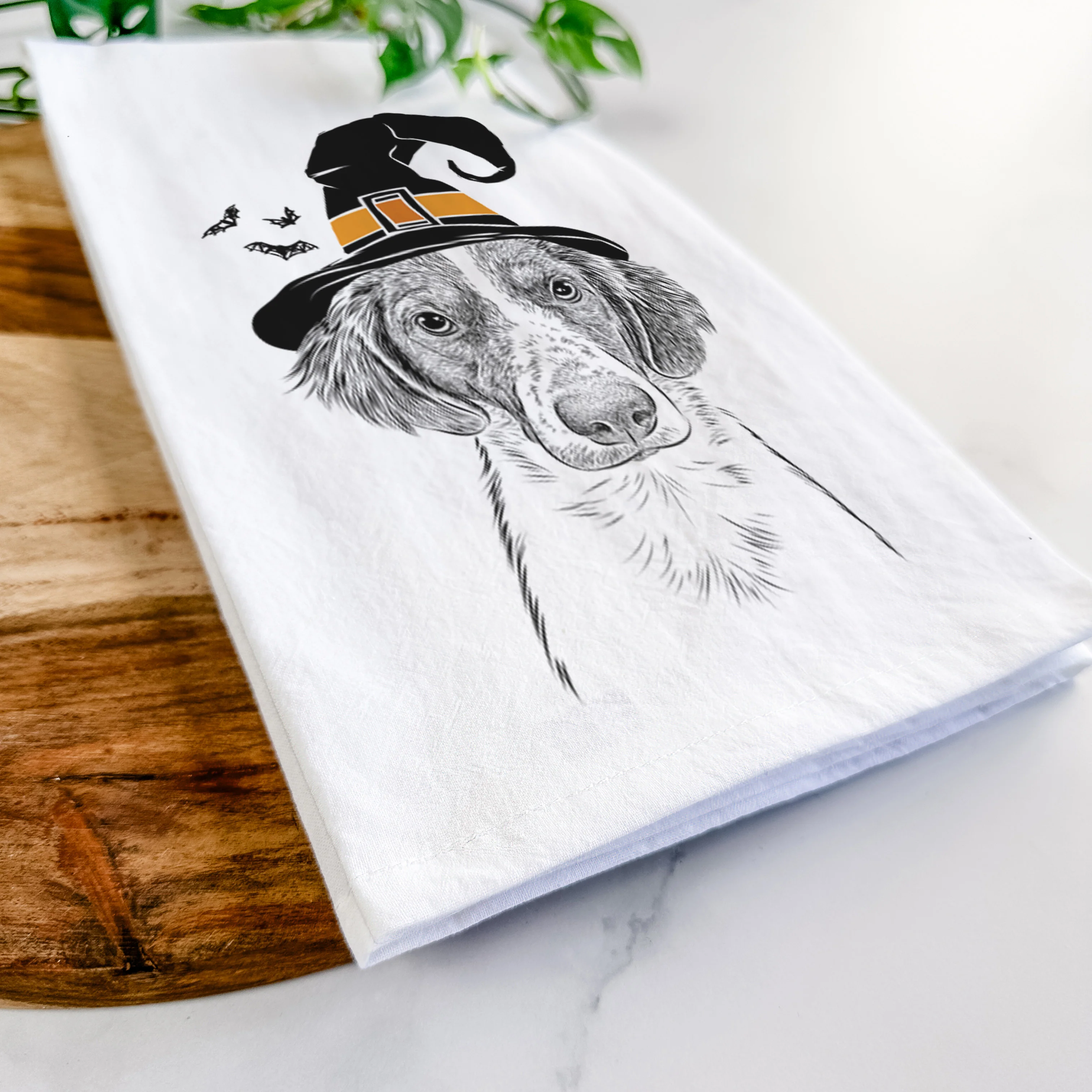 Holly the Brittany Spaniel Tea Towel - Image 8
