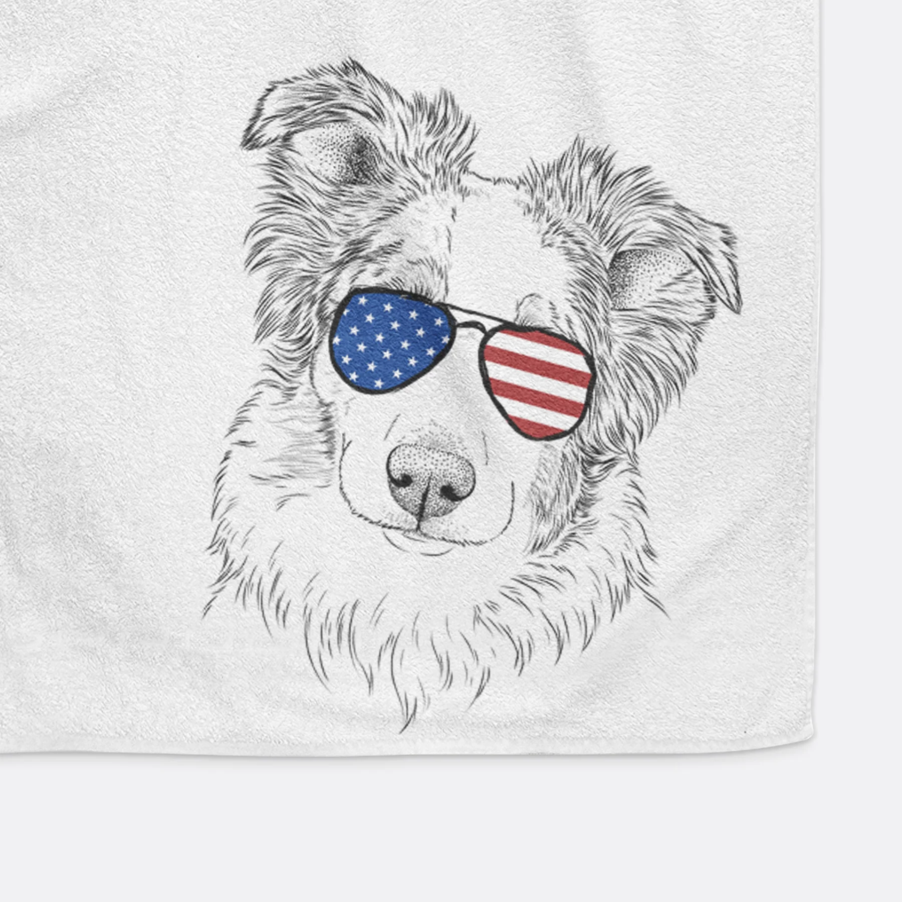 HoneyBee the Miniature Australian Shepherd Decorative Hand Towel - Image 13