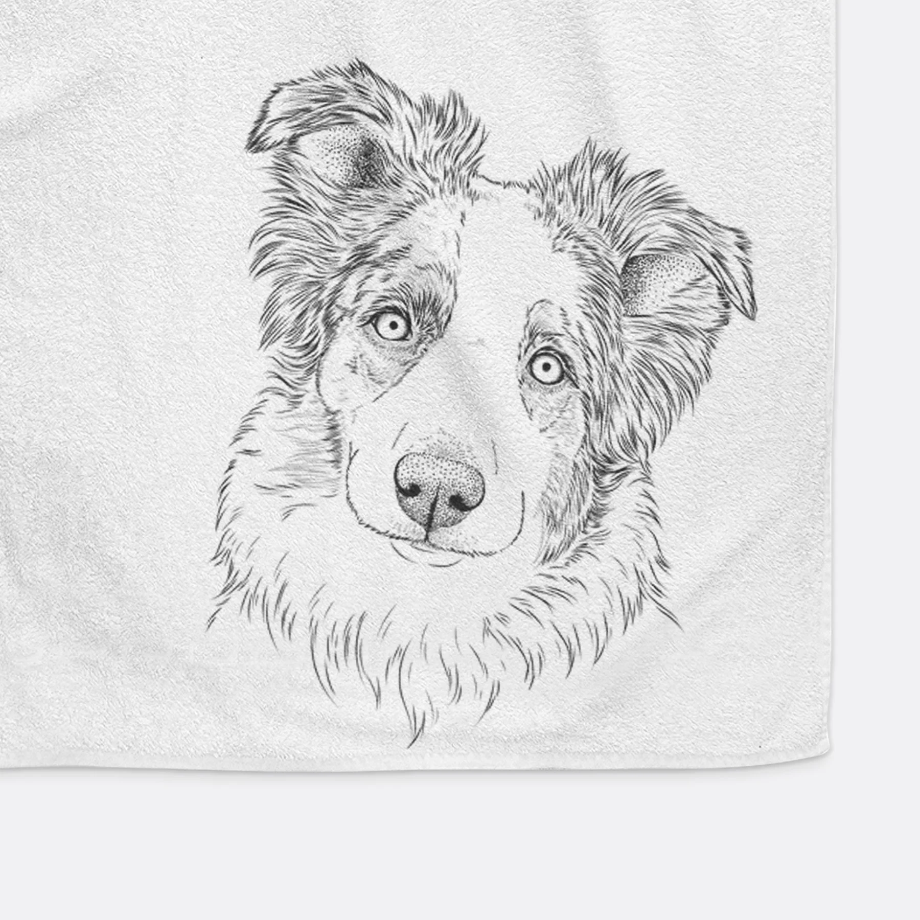 HoneyBee the Miniature Australian Shepherd Decorative Hand Towel - Image 7