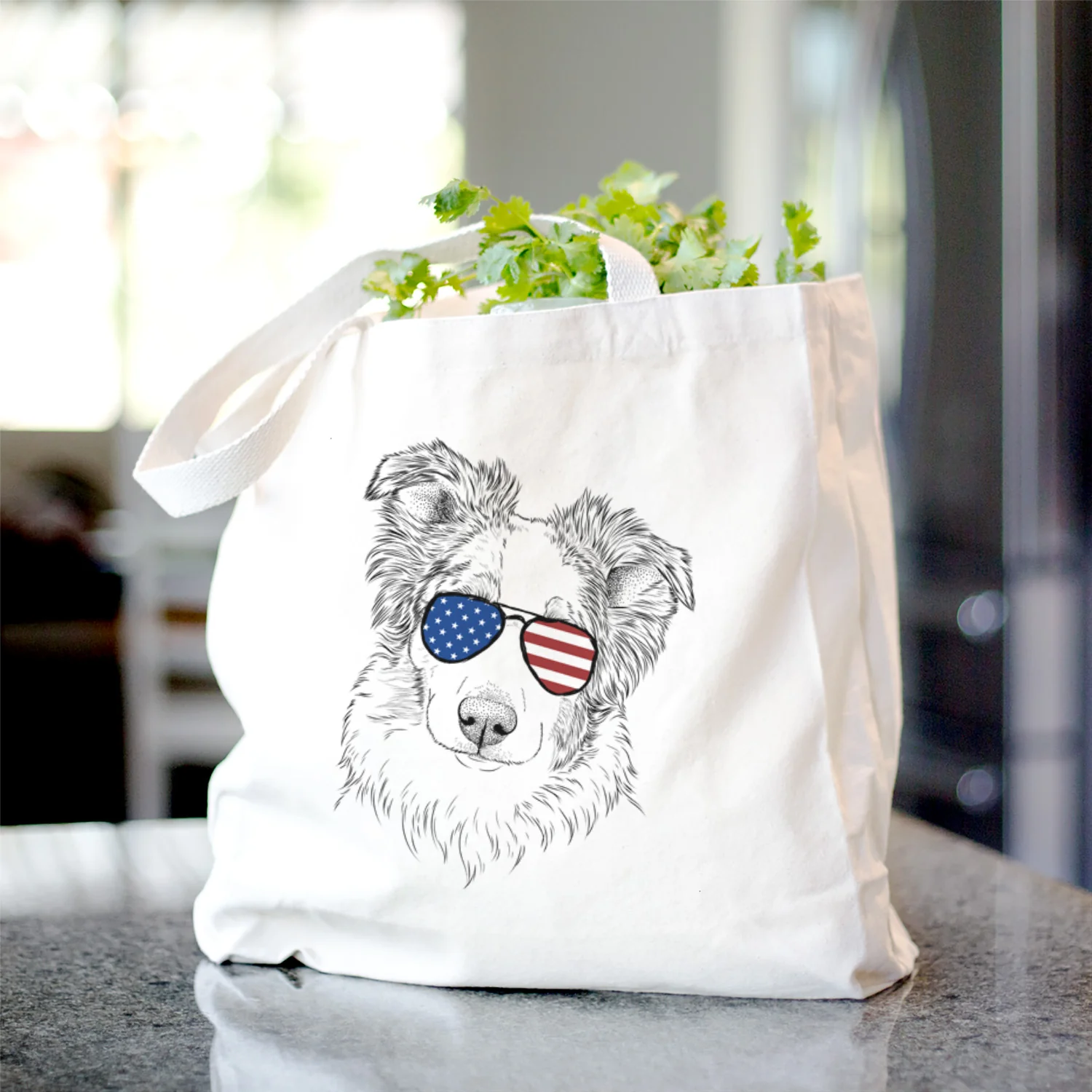 HoneyBee the Miniature Australian Shepherd - Tote Bag - Image 4