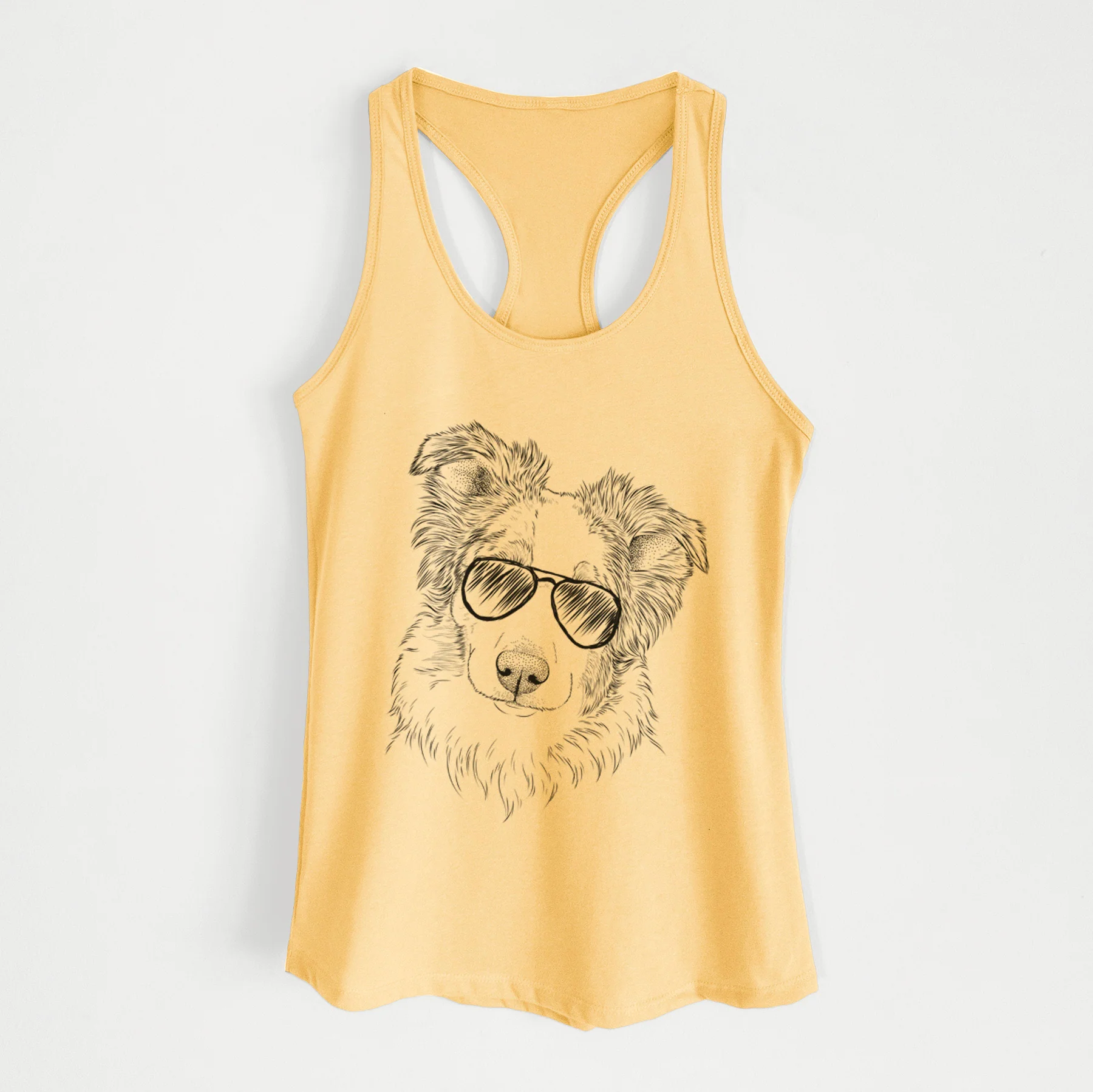 HoneyBee the Miniature Australian Shepherd - Women's Racerback Tanktop - Image 9