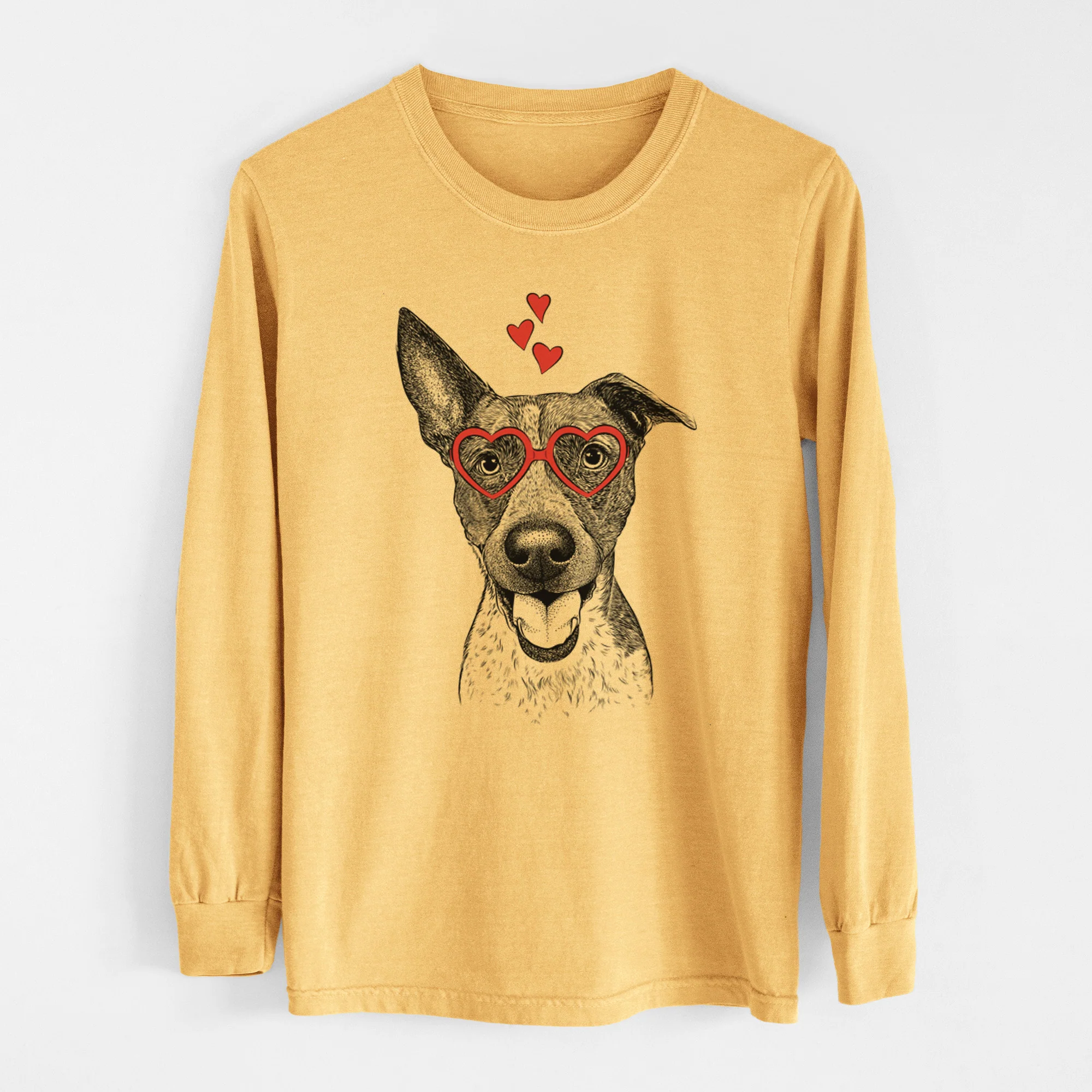 Valentine Amigo the Heeler Mix - Heavyweight 100% Cotton Long Sleeve - Image 6