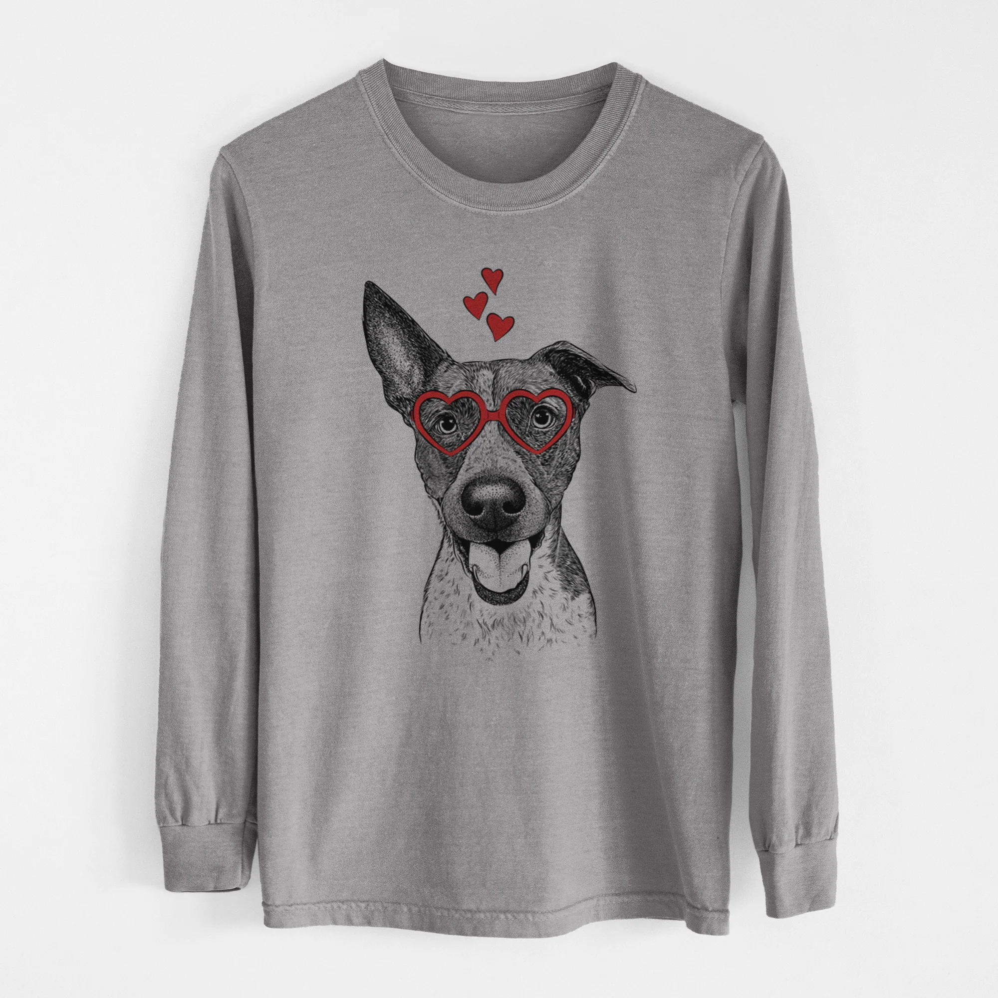 Valentine Amigo the Heeler Mix - Heavyweight 100% Cotton Long Sleeve - Image 7