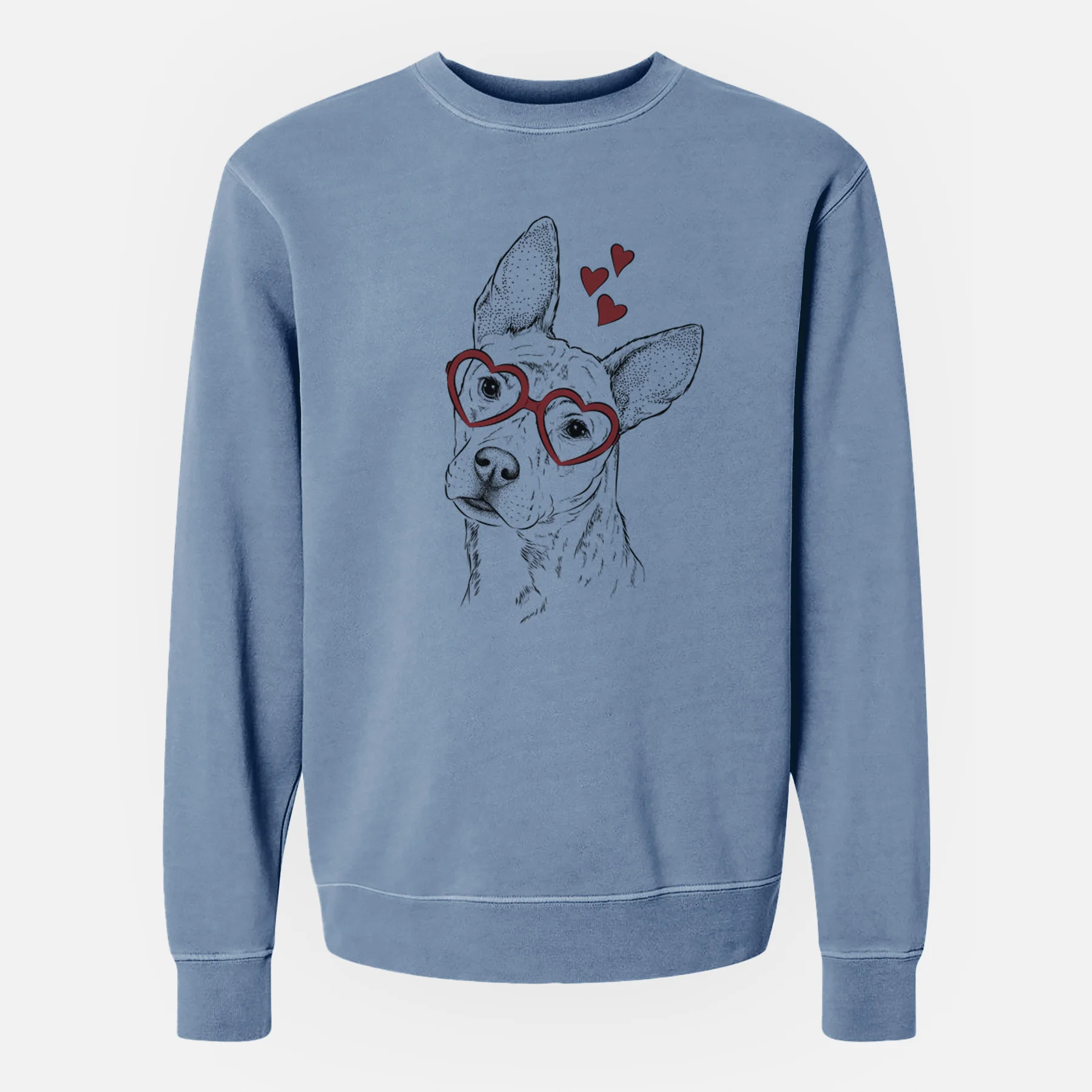 Valentine Diesel the Mixed Breed - Unisex Pigment Dyed Crew Sweatshirt - Image 6