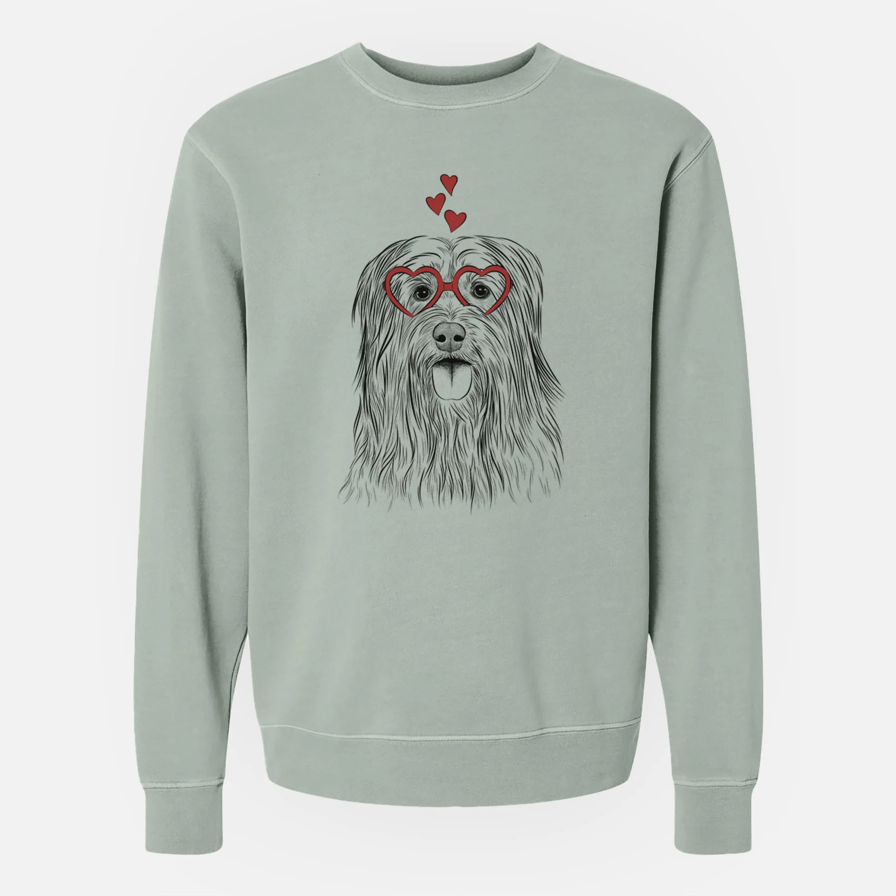 Valentine Indy the Korean Sapsali - Unisex Pigment Dyed Crew Sweatshirt - Image 5