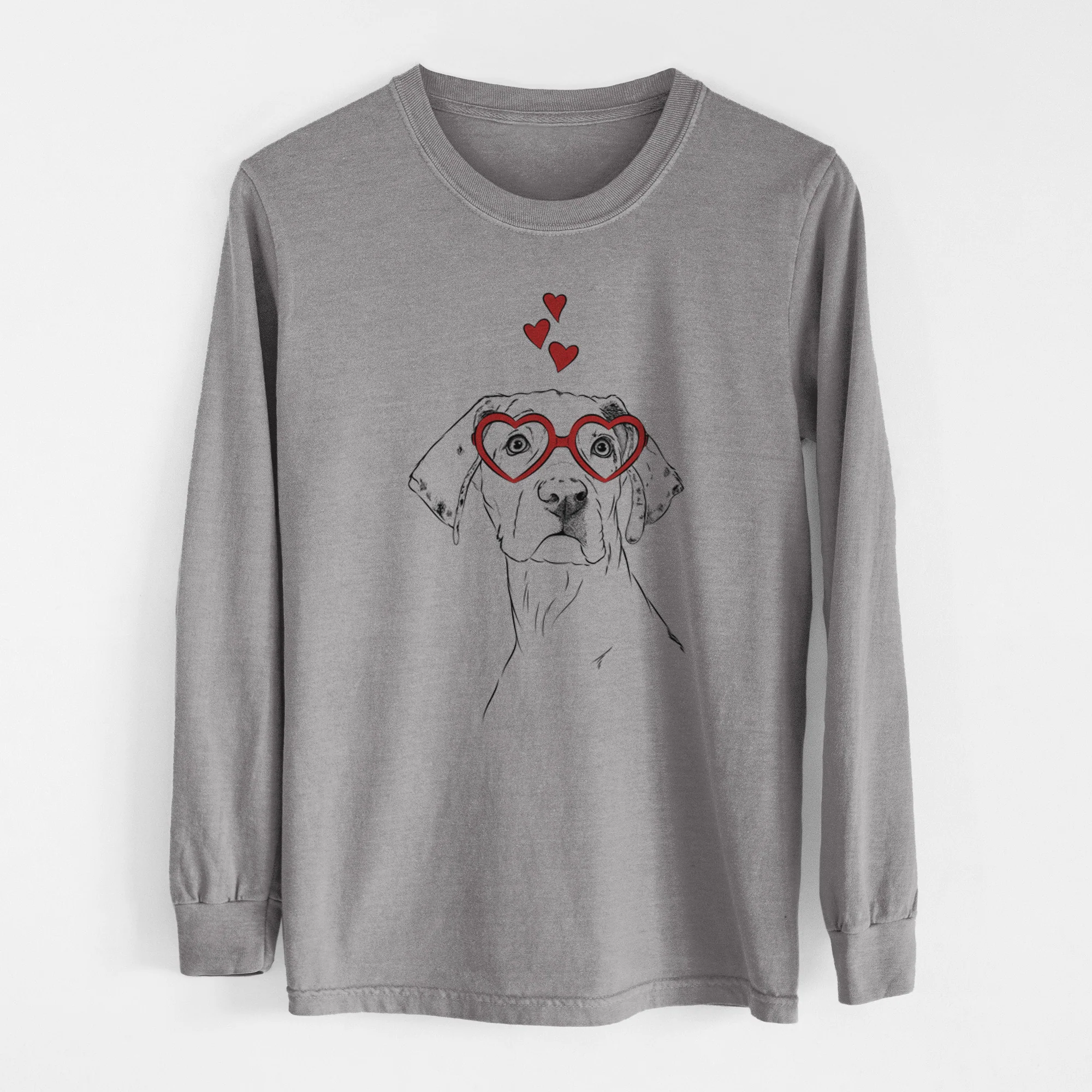 Valentine Lumen the Special Needs Great Dane - Heavyweight 100% Cotton Long Sleeve - Image 7