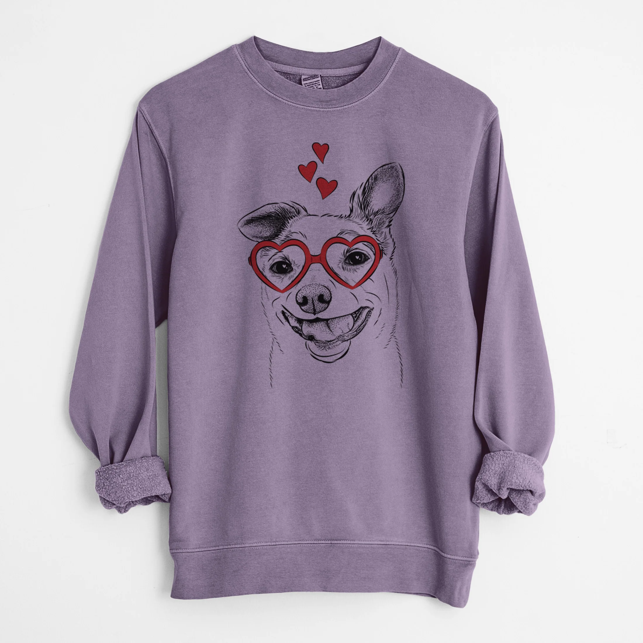 Valentine Mortimer the Mixed Breed - Unisex Pigment Dyed Crew Sweatshirt - Image 11