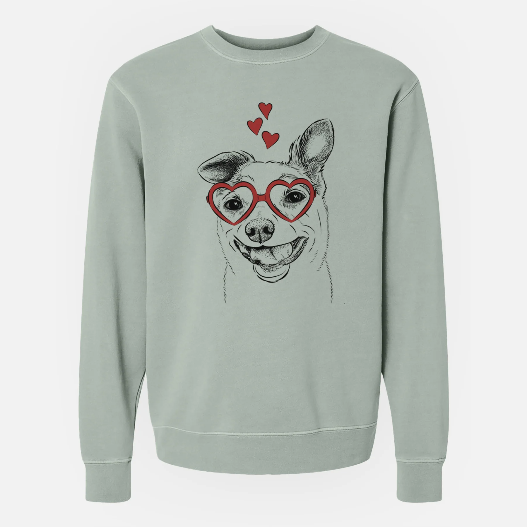 Valentine Mortimer the Mixed Breed - Unisex Pigment Dyed Crew Sweatshirt - Image 6