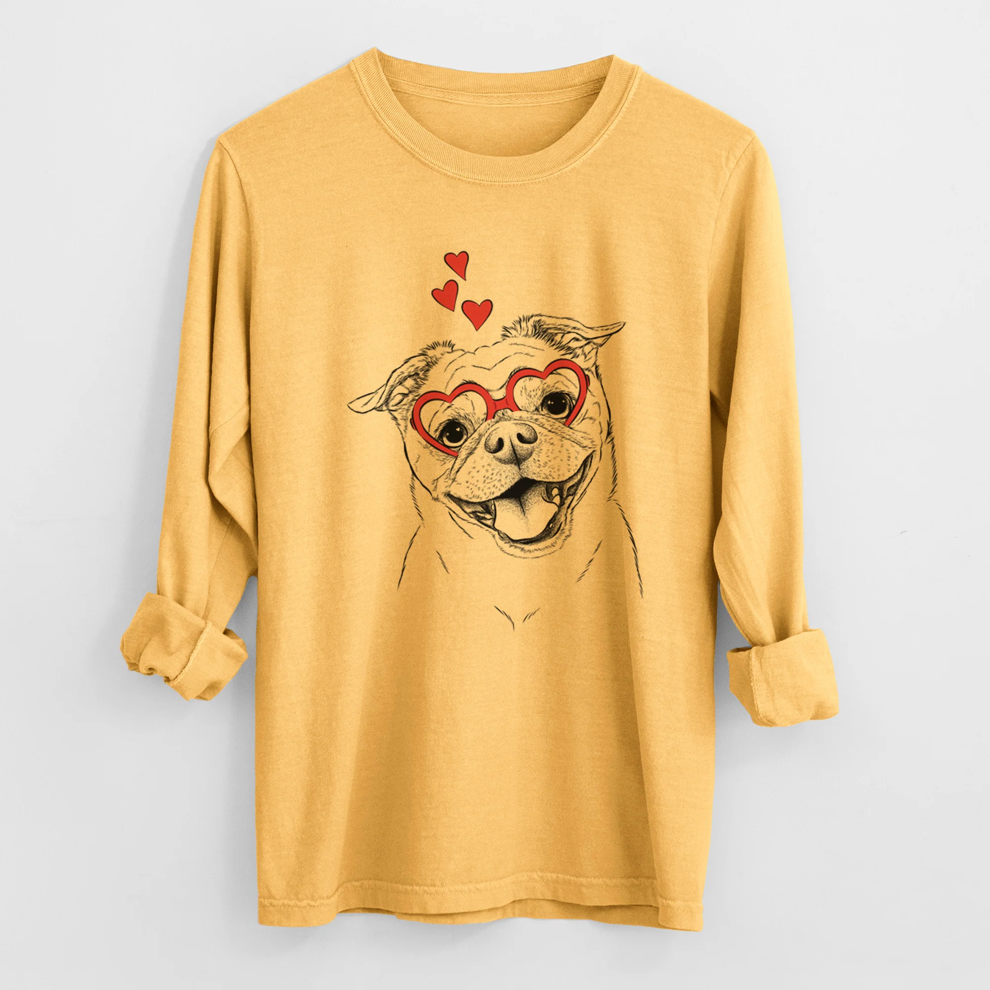 Valentine Riley the Chug - Heavyweight 100% Cotton Long Sleeve - Image 2