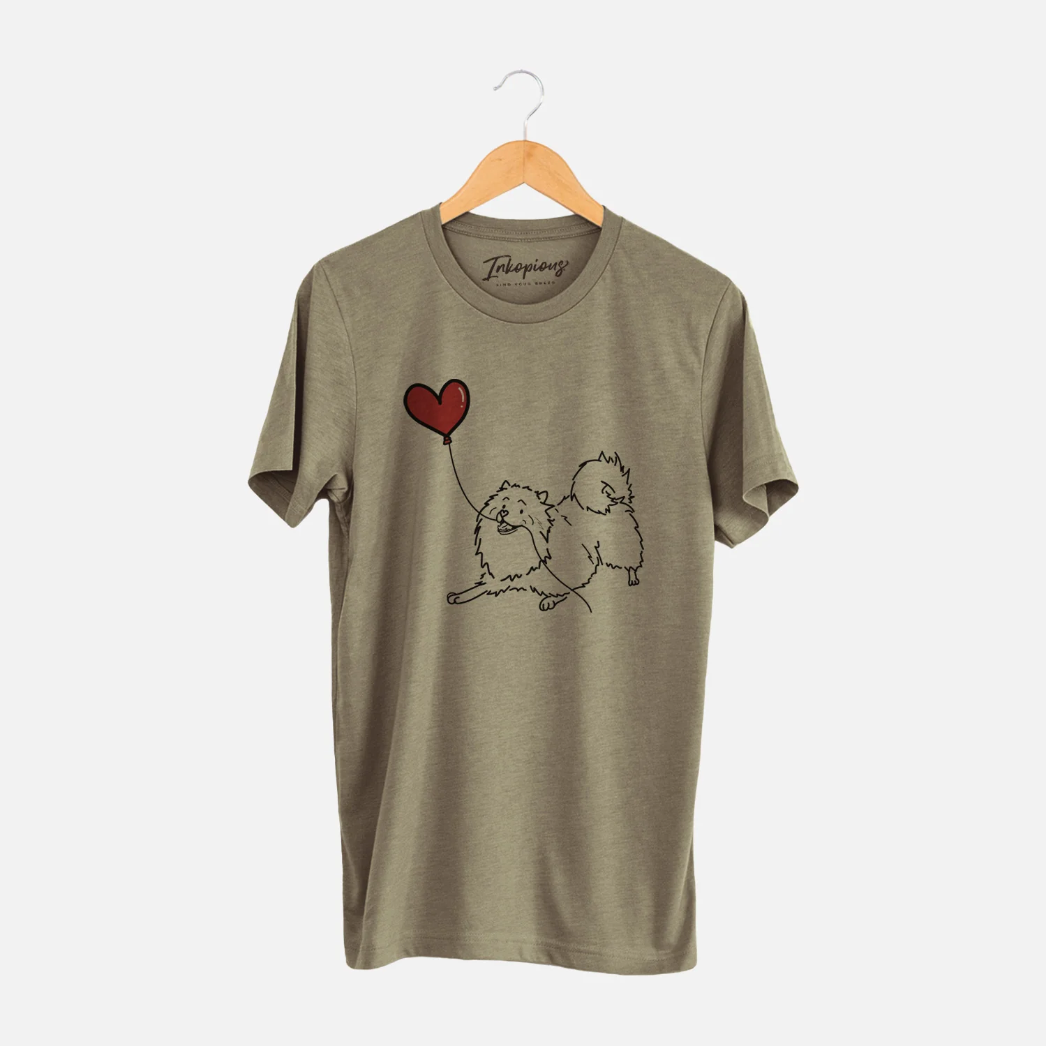 Keeshond Heart String - Unisex Crewneck - Image 6