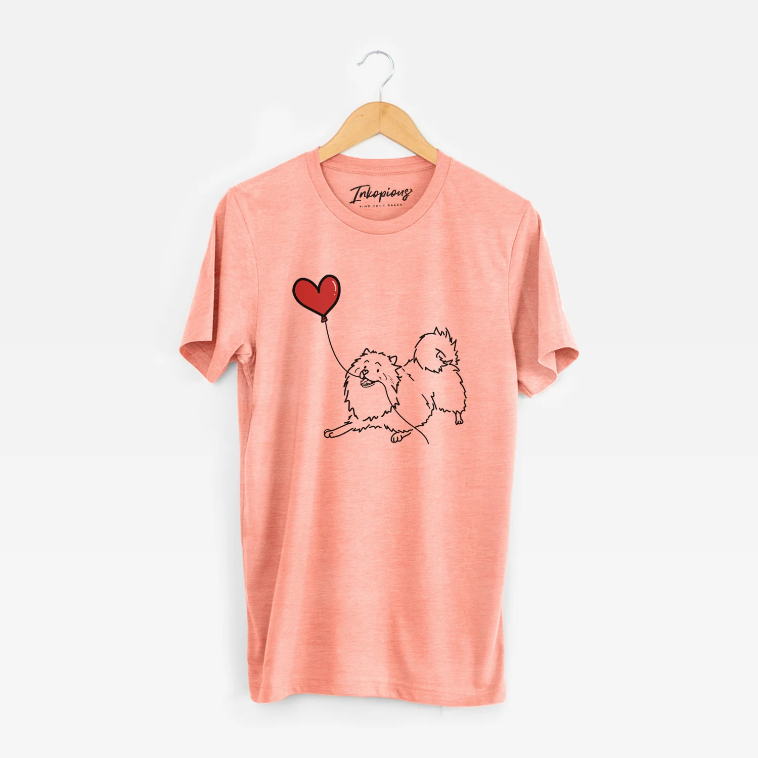 Keeshond Heart String - Unisex Crewneck - Image 8