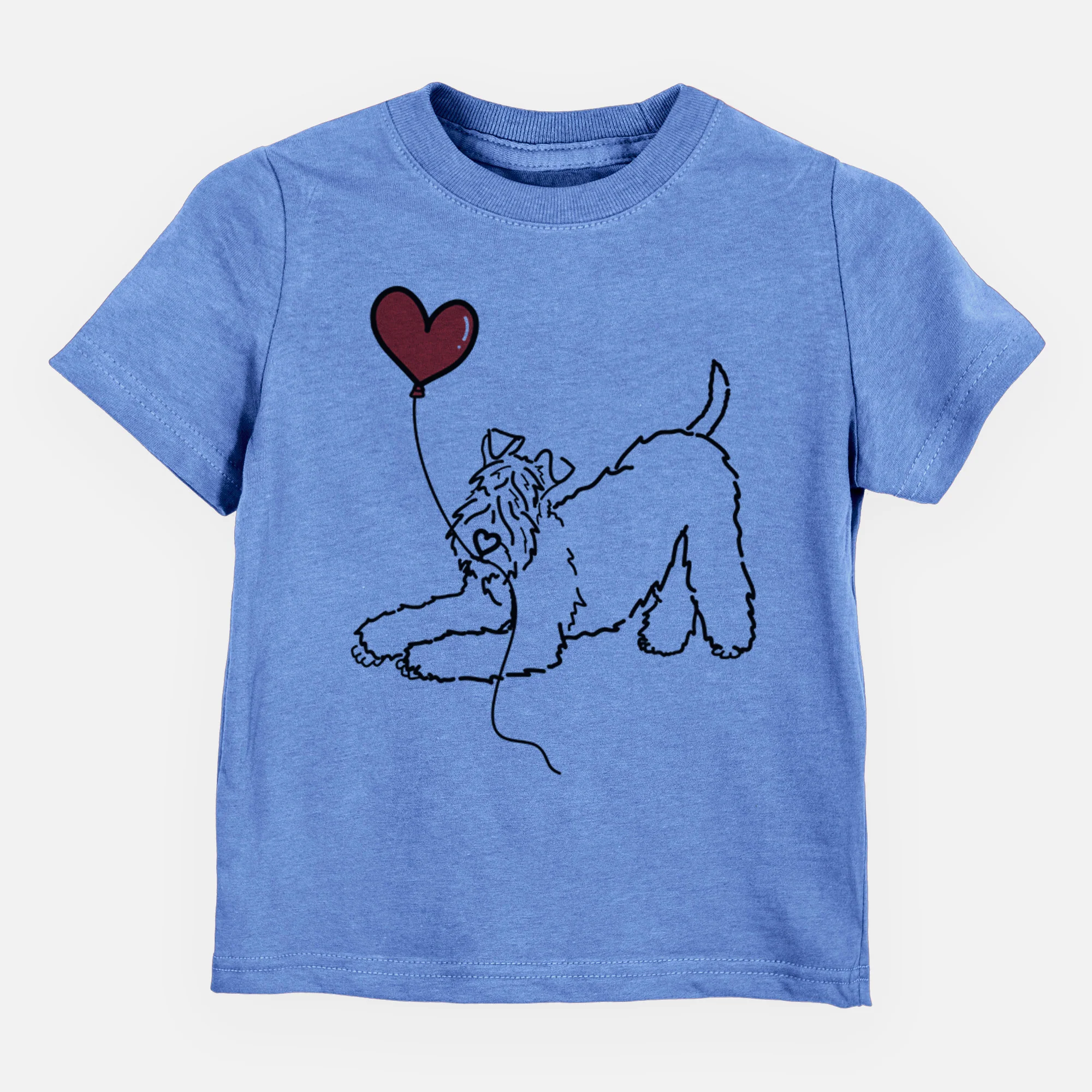 Kerry Blue Heart String - Kids/Youth/Toddler Shirt - Image 5