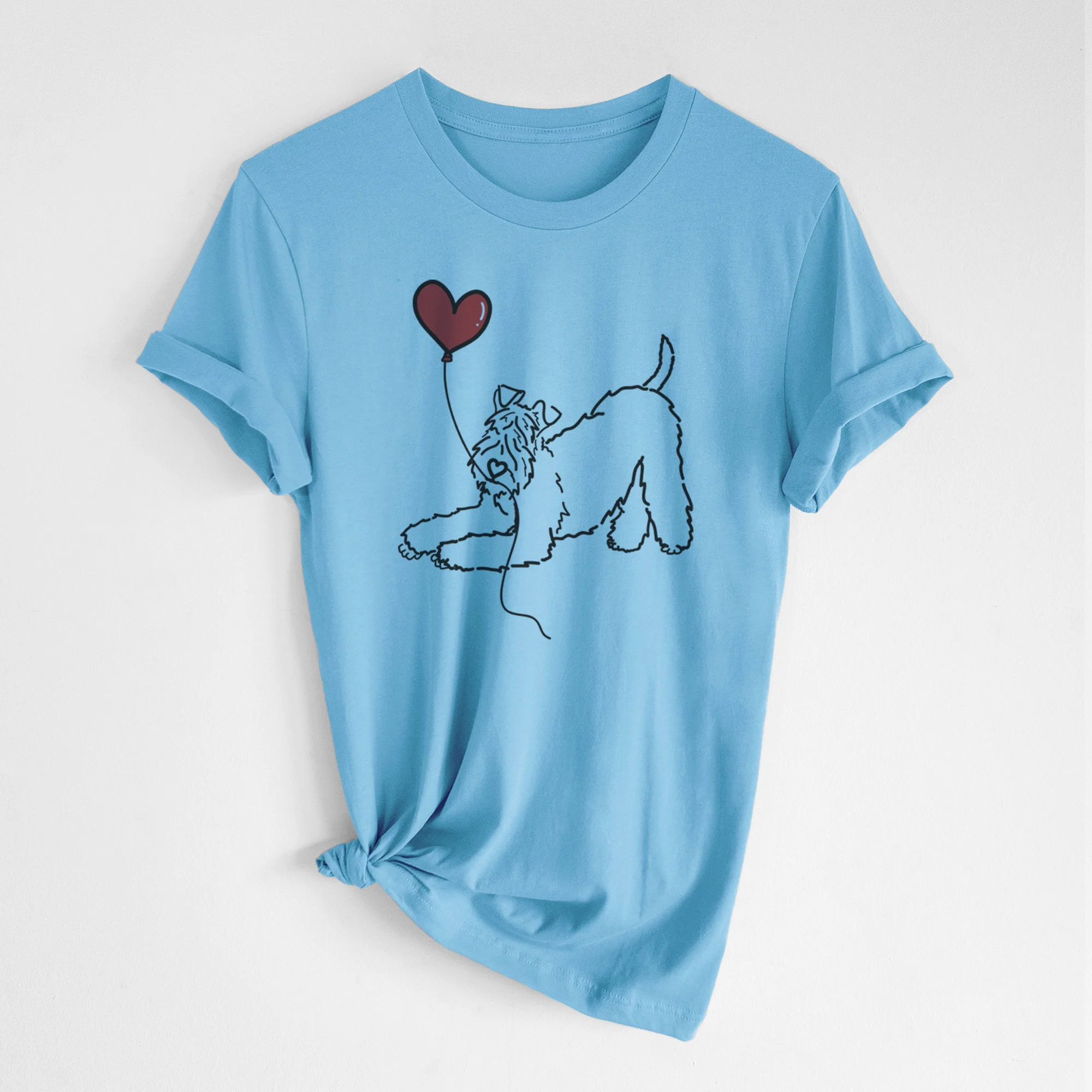 Kerry Blue Heart String- Unisex Crewneck - Image 7