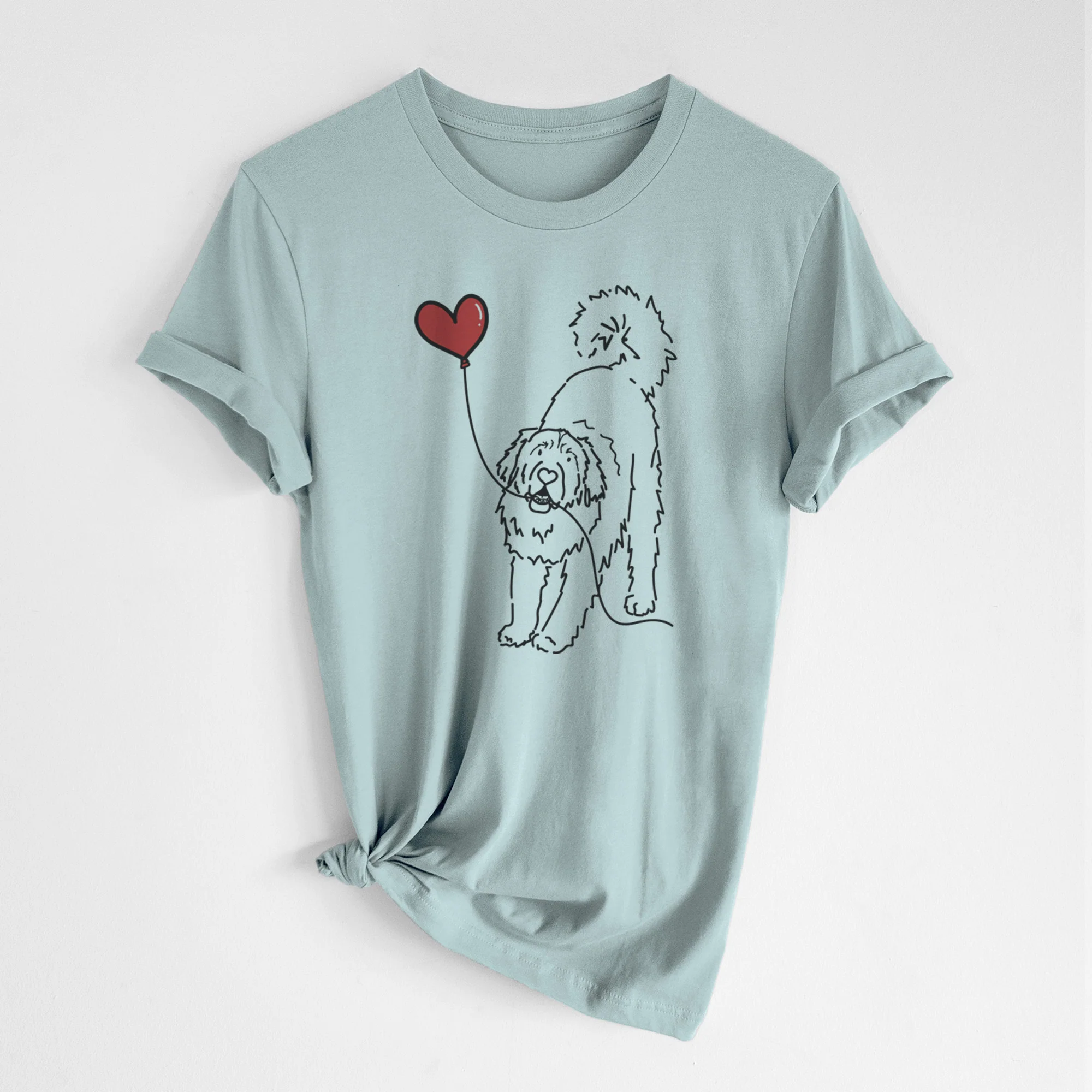 Leonberger Heart String- Unisex Crewneck