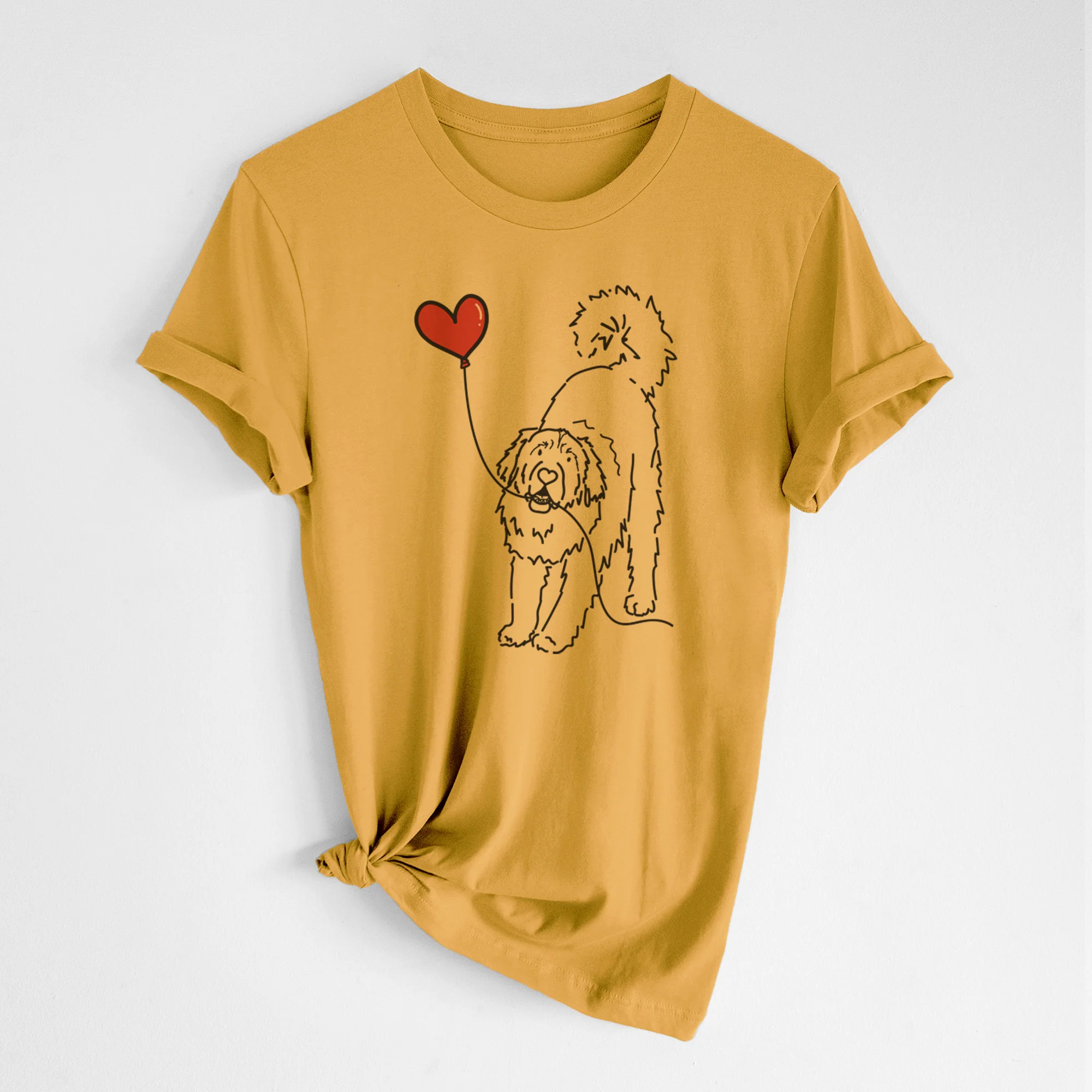 Leonberger Heart String- Unisex Crewneck - Image 4