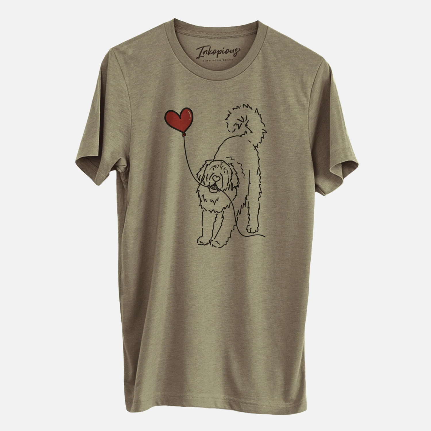 Leonberger Heart String- Unisex Crewneck - Image 6