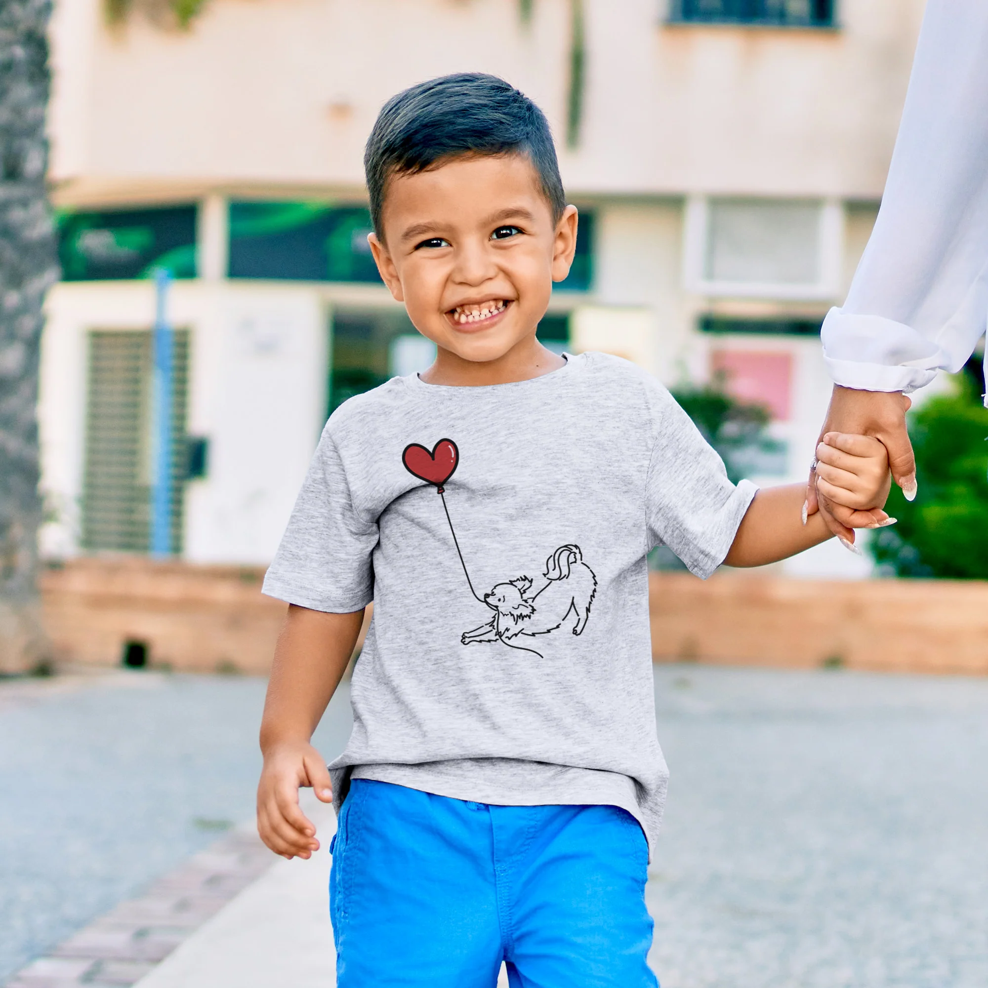 Long Haired Chihuahua Heart String - Kids/Youth/Toddler Shirt - Image 3
