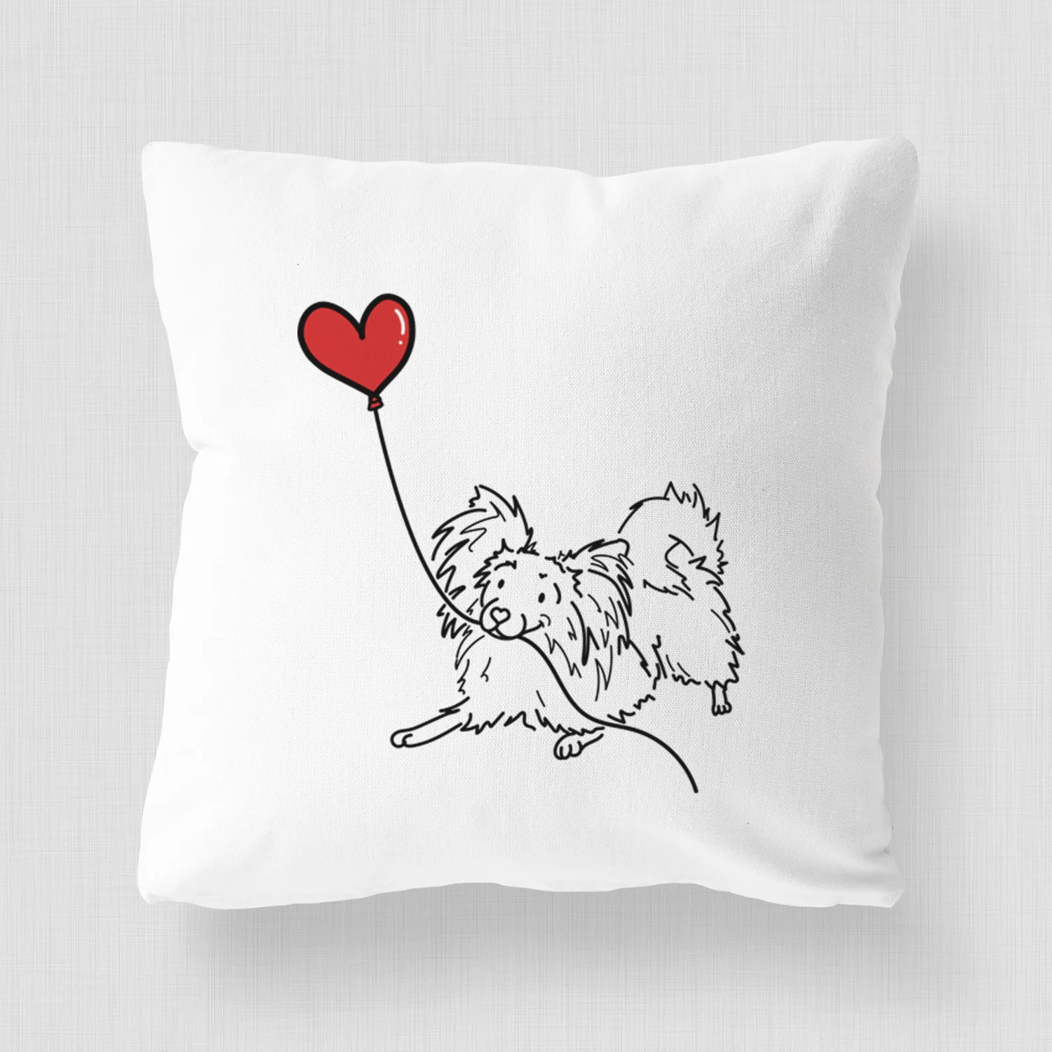 Papillon Heart String - Throw Pillow Cover - Image 4