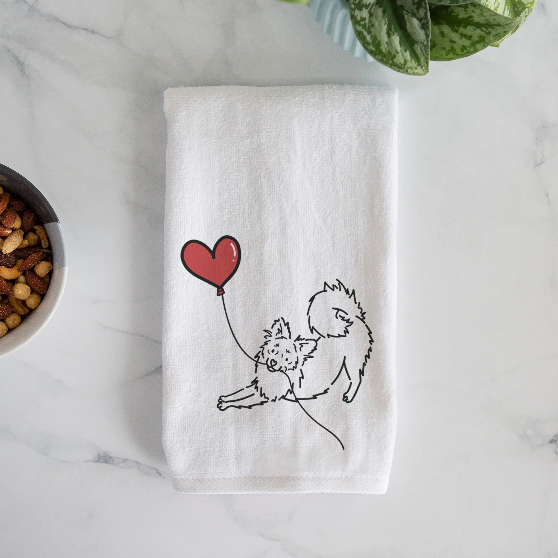 Pomchi Heart String -  Hand Towel