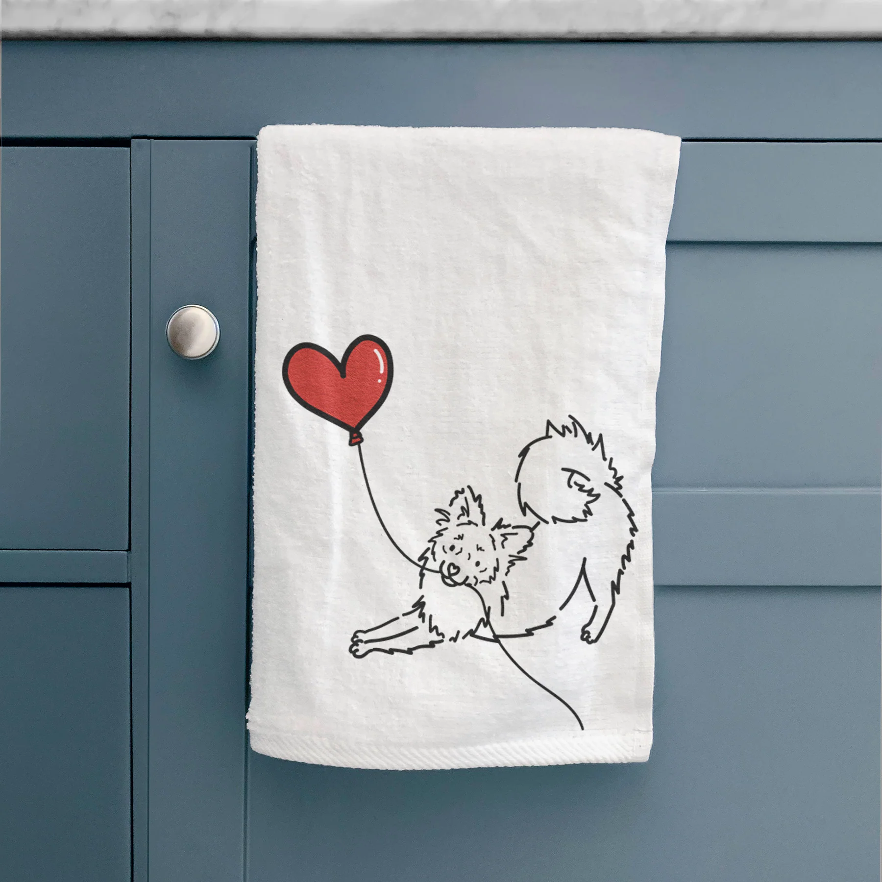 Pomchi Heart String -  Hand Towel - Image 2