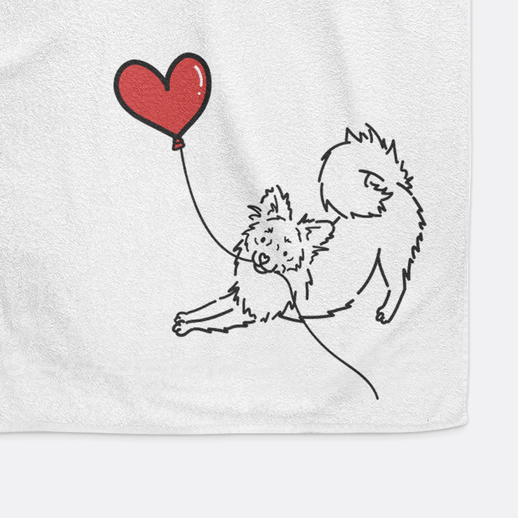 Pomchi Heart String -  Hand Towel - Image 5