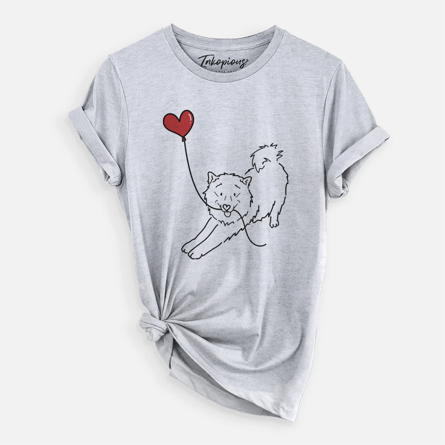 Samoyed Heart String- Unisex Crewneck - Image 3
