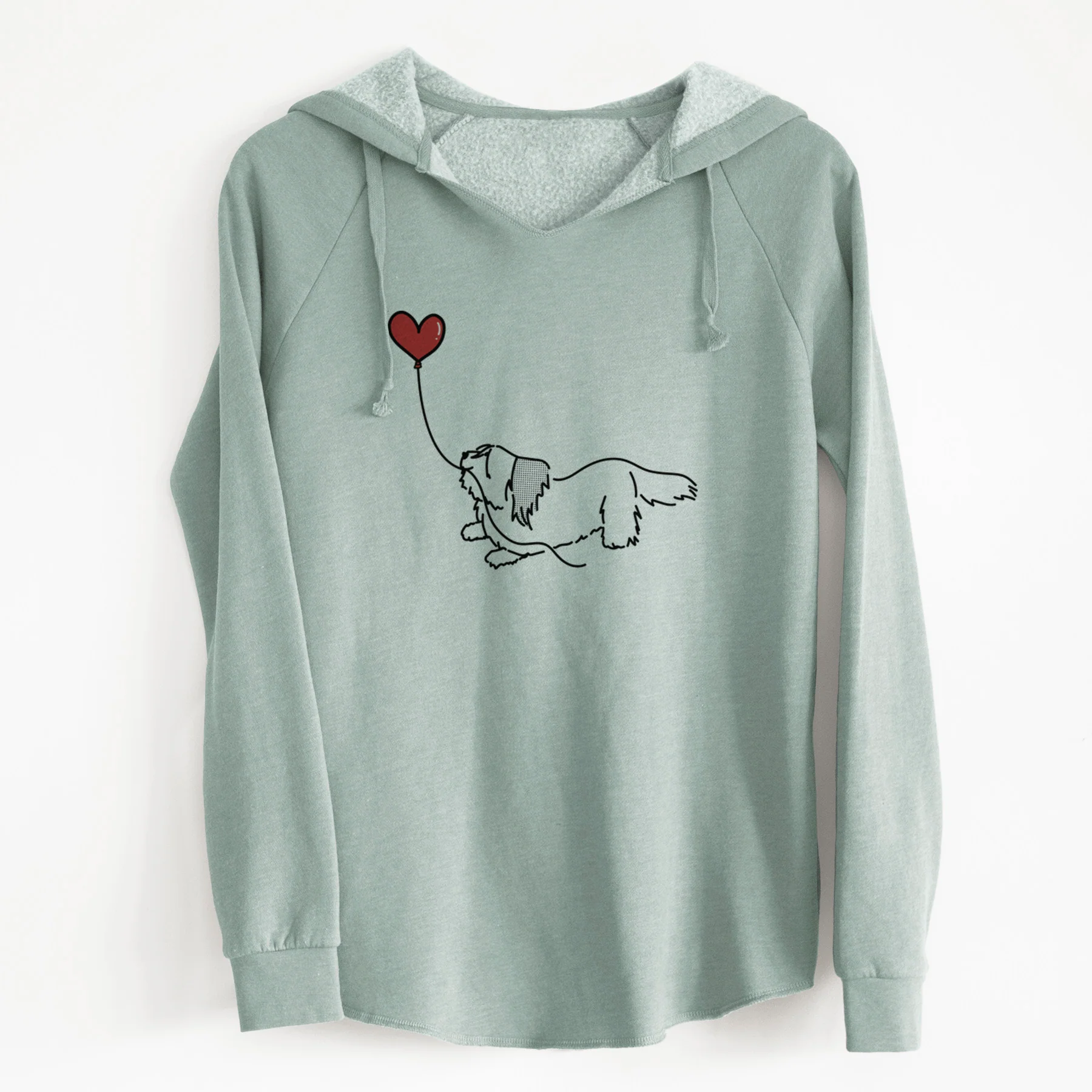 Skye Terrier Heart String - Cali Wave Hooded Sweatshirt - Image 7