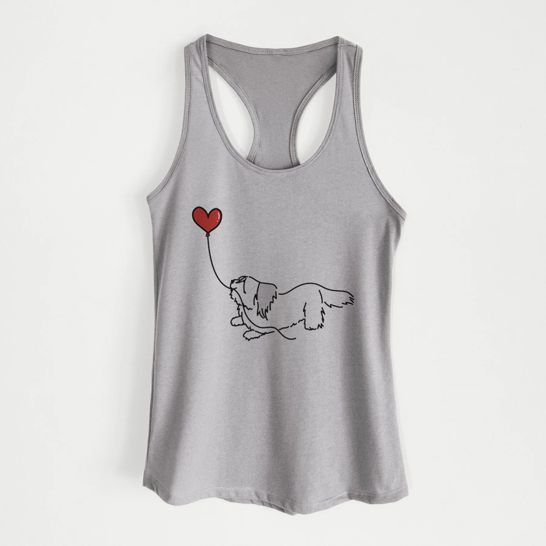 Skye Terrier Heart String - Women's Racerback Tanktop - Image 4