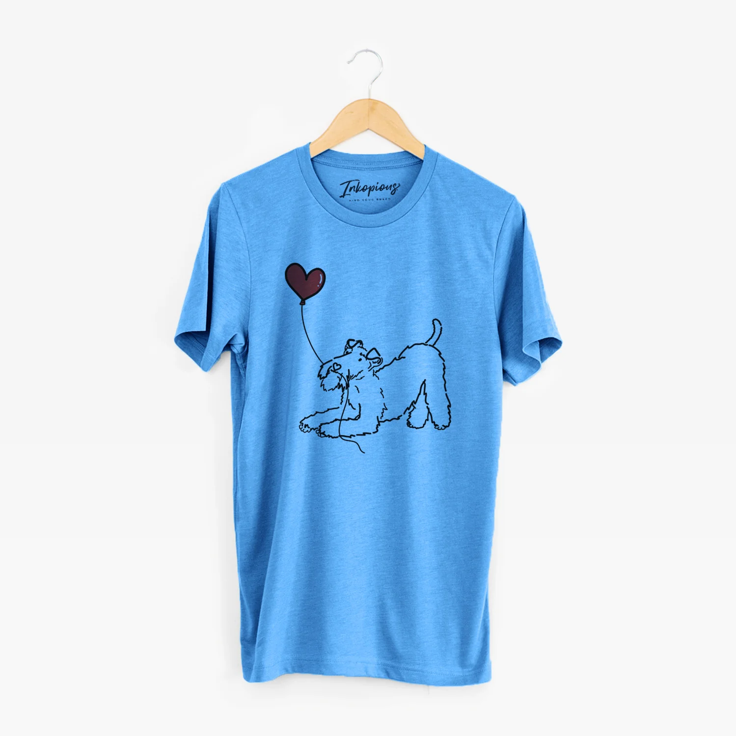 Wire Fox Terrier Heart String - Unisex Crewneck - Image 7