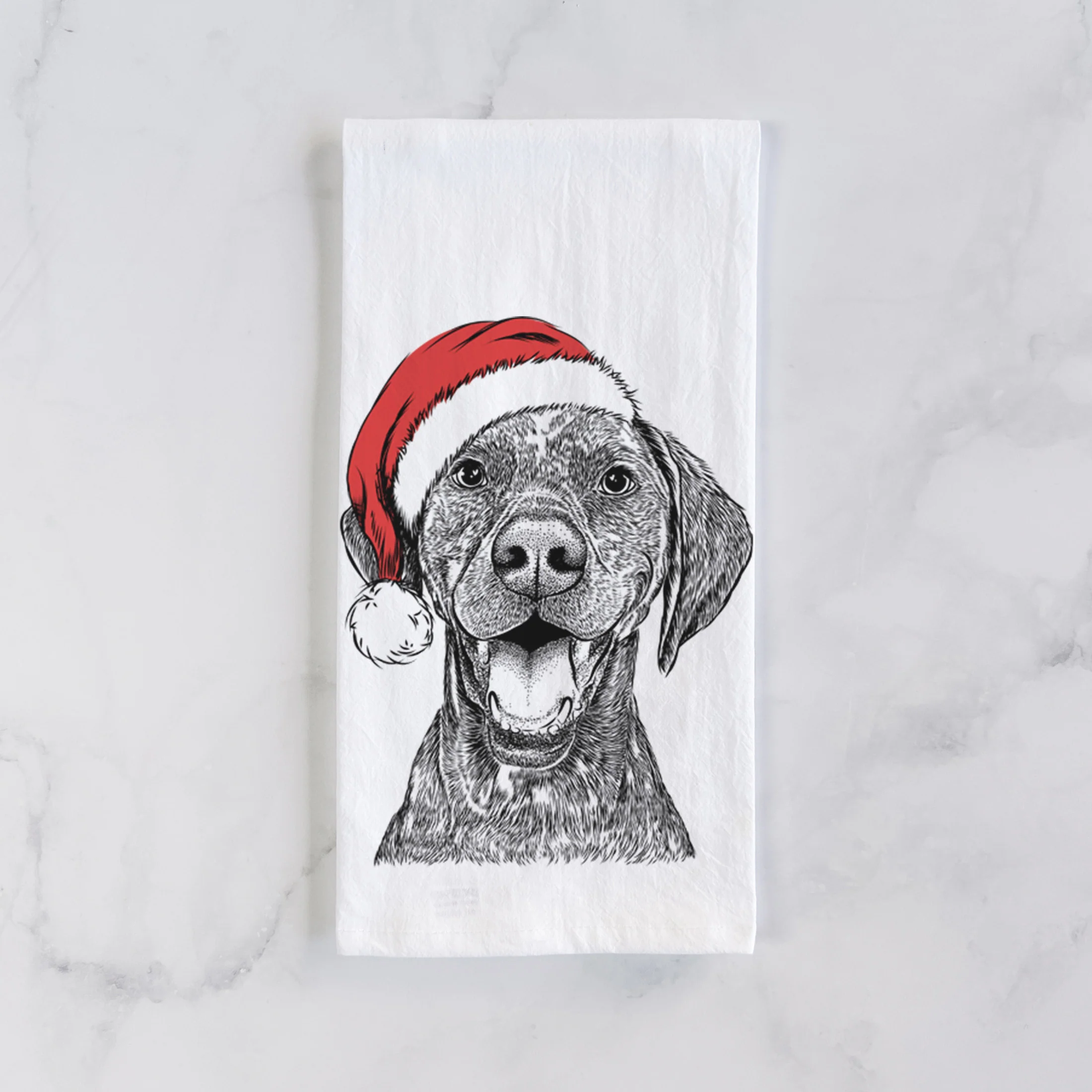 Hudson the German Shorthaired Pointer Tea Towel - Image 2