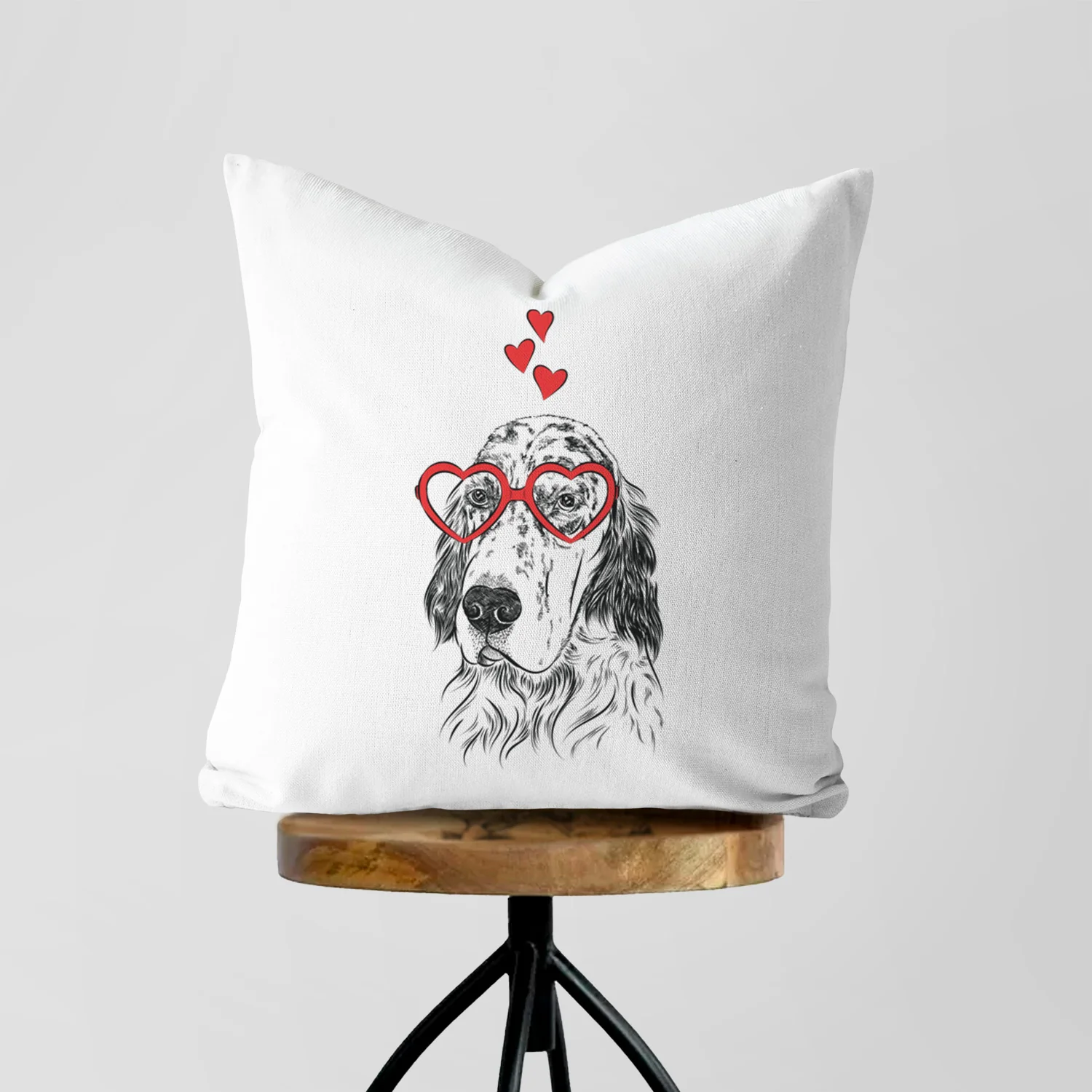 Hutch the English Setter - Throw Pillow Cover - Image 6