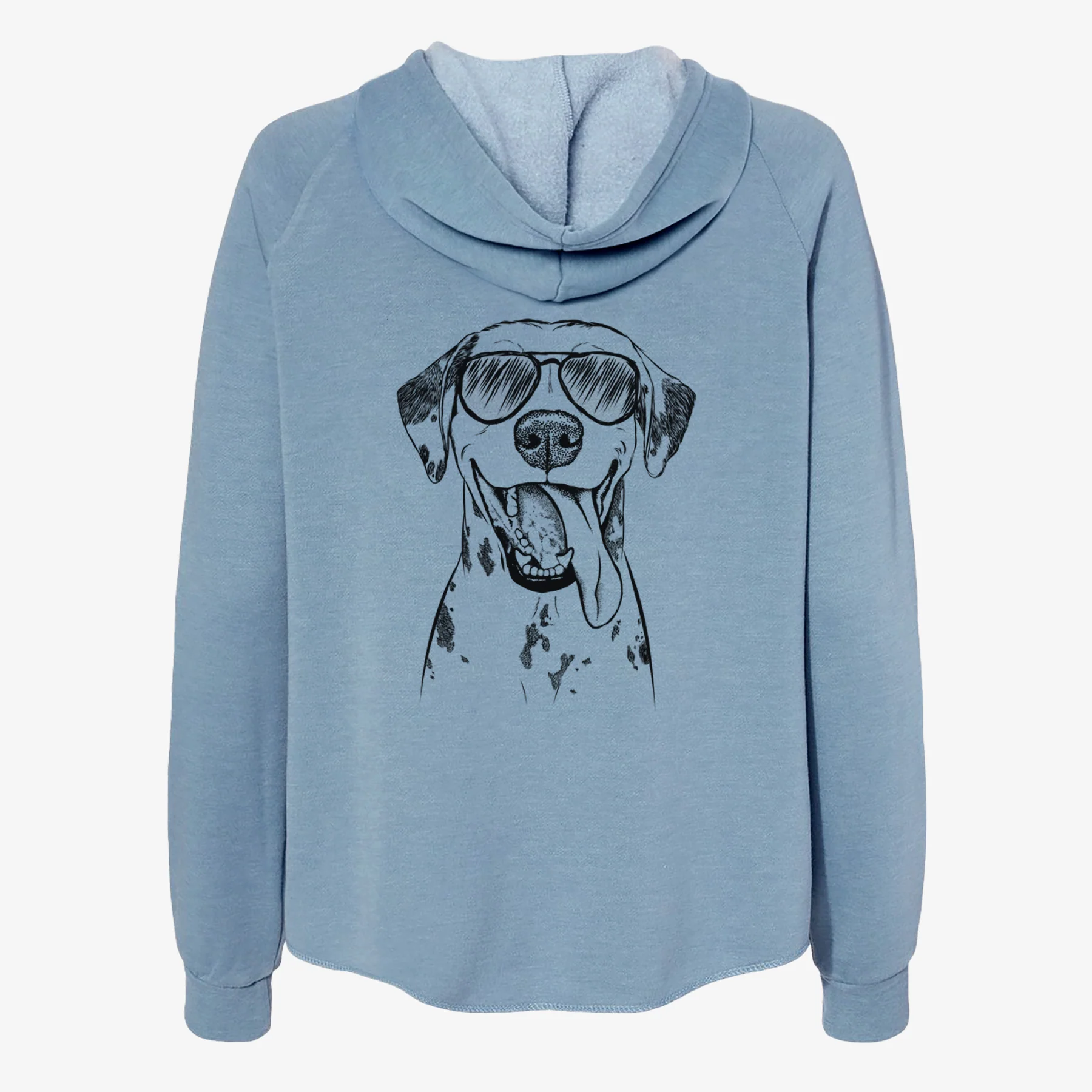 Hydro the Dalmatian - Women's Cali Wave Zip-Up Sweatshirt - Image 9