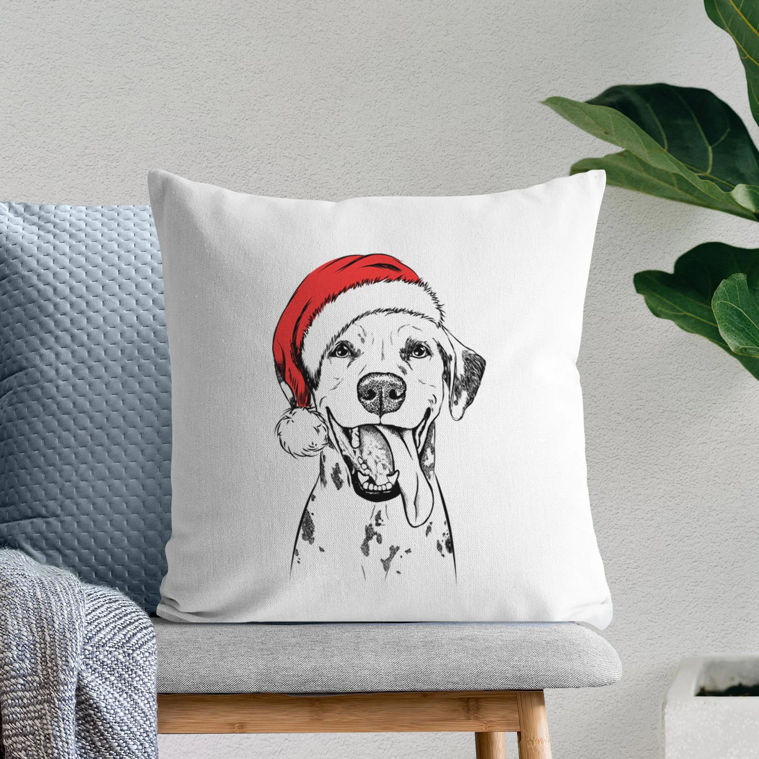 Hydro the Dalmatian - Throw Pillow Cover - Image 10